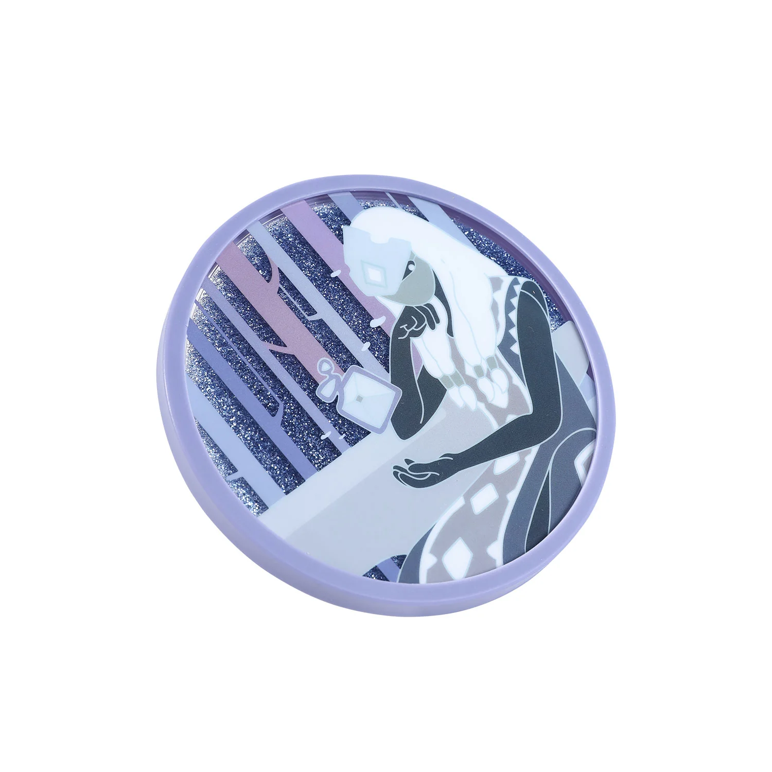 Acrylic Quicksand Glitter Coaster - Image 3