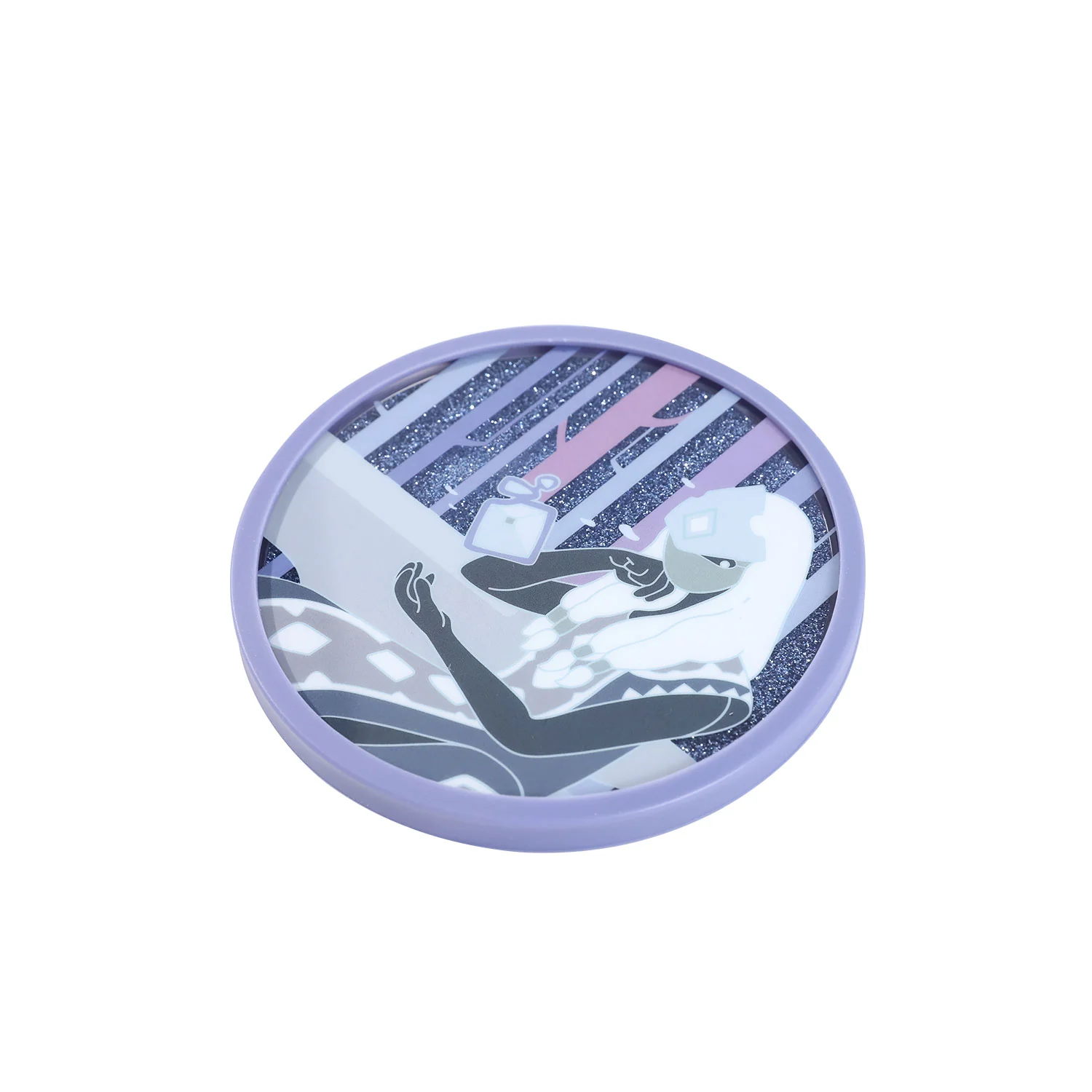 Acrylic Quicksand Glitter Coaster - Image 4