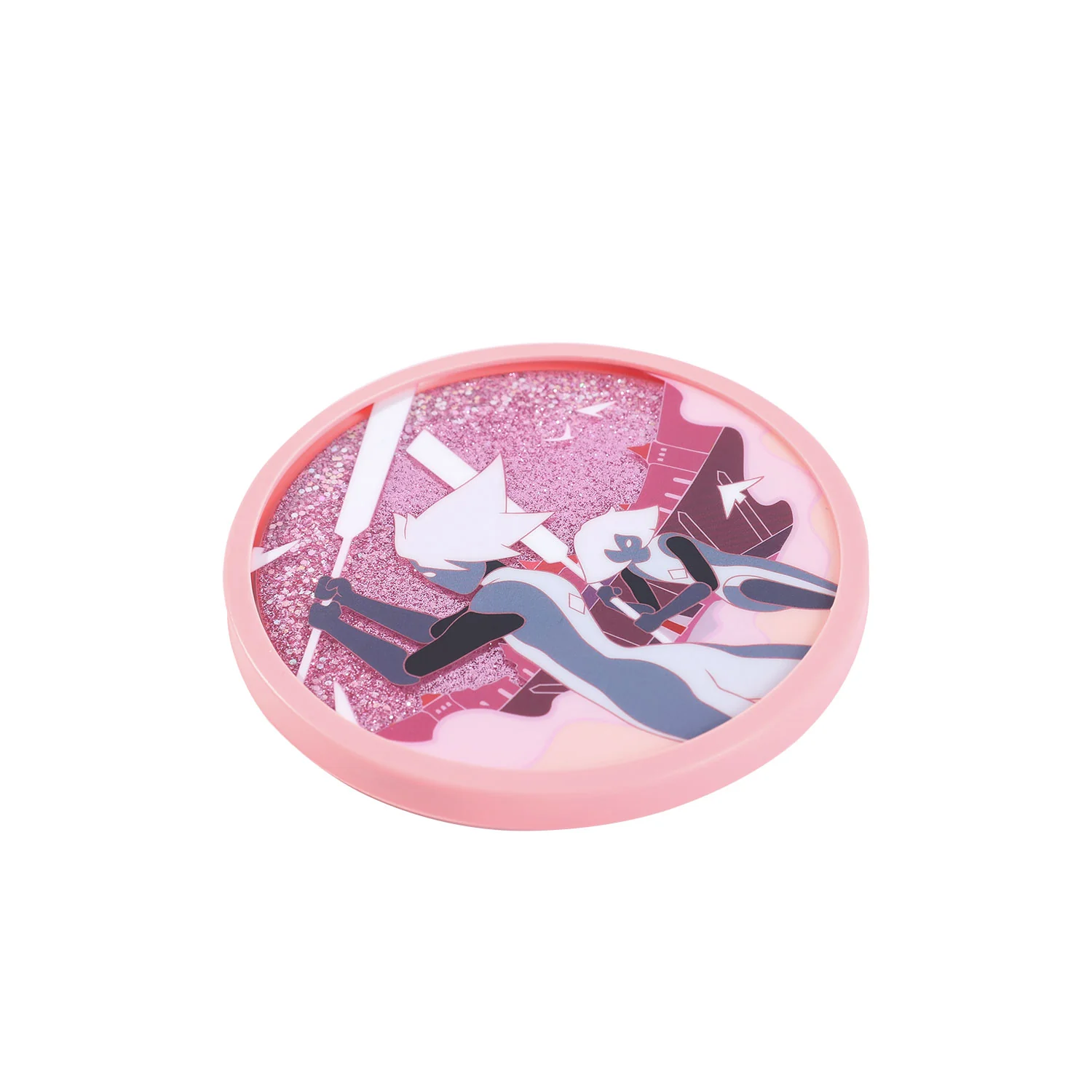 Acrylic Quicksand Glitter Coaster - Image 5