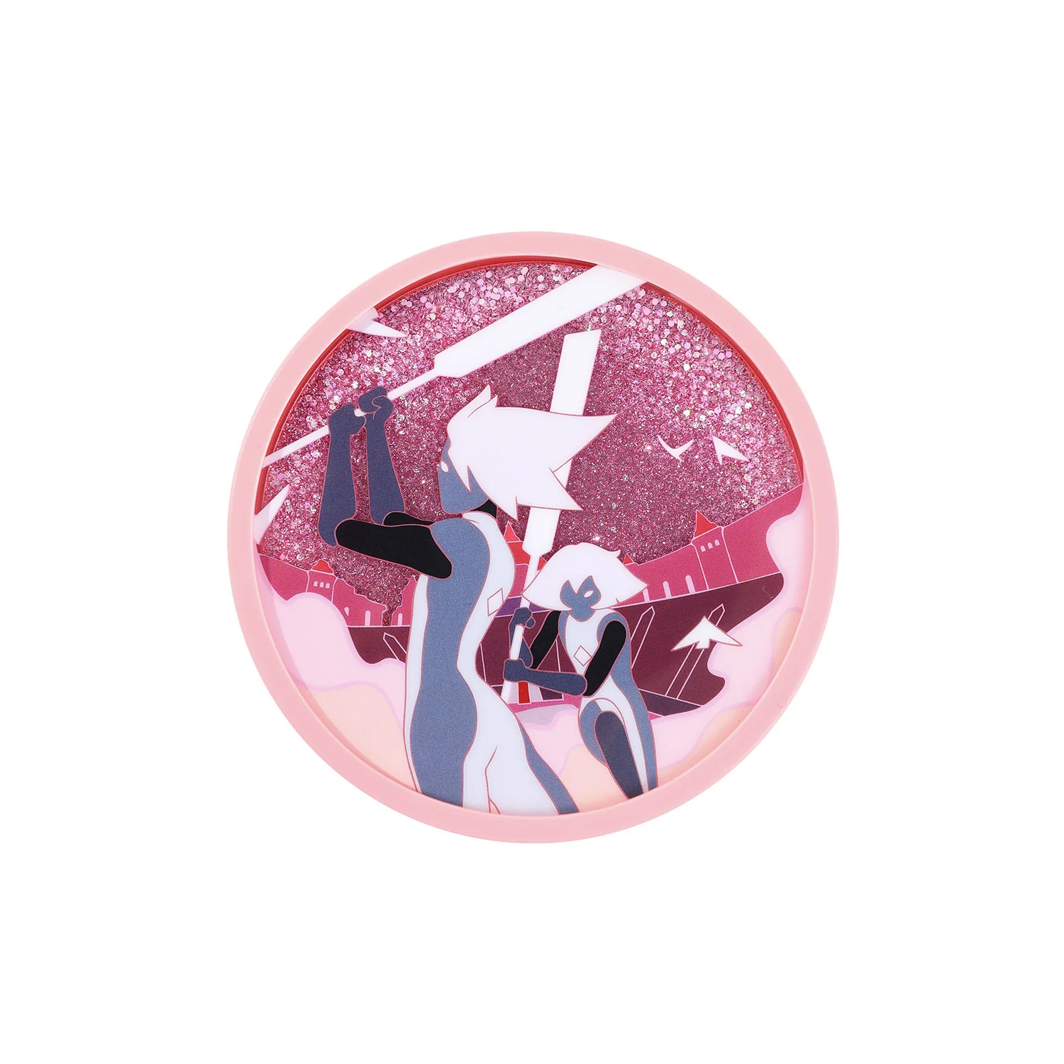 Acrylic Quicksand Glitter Coaster - Image 7