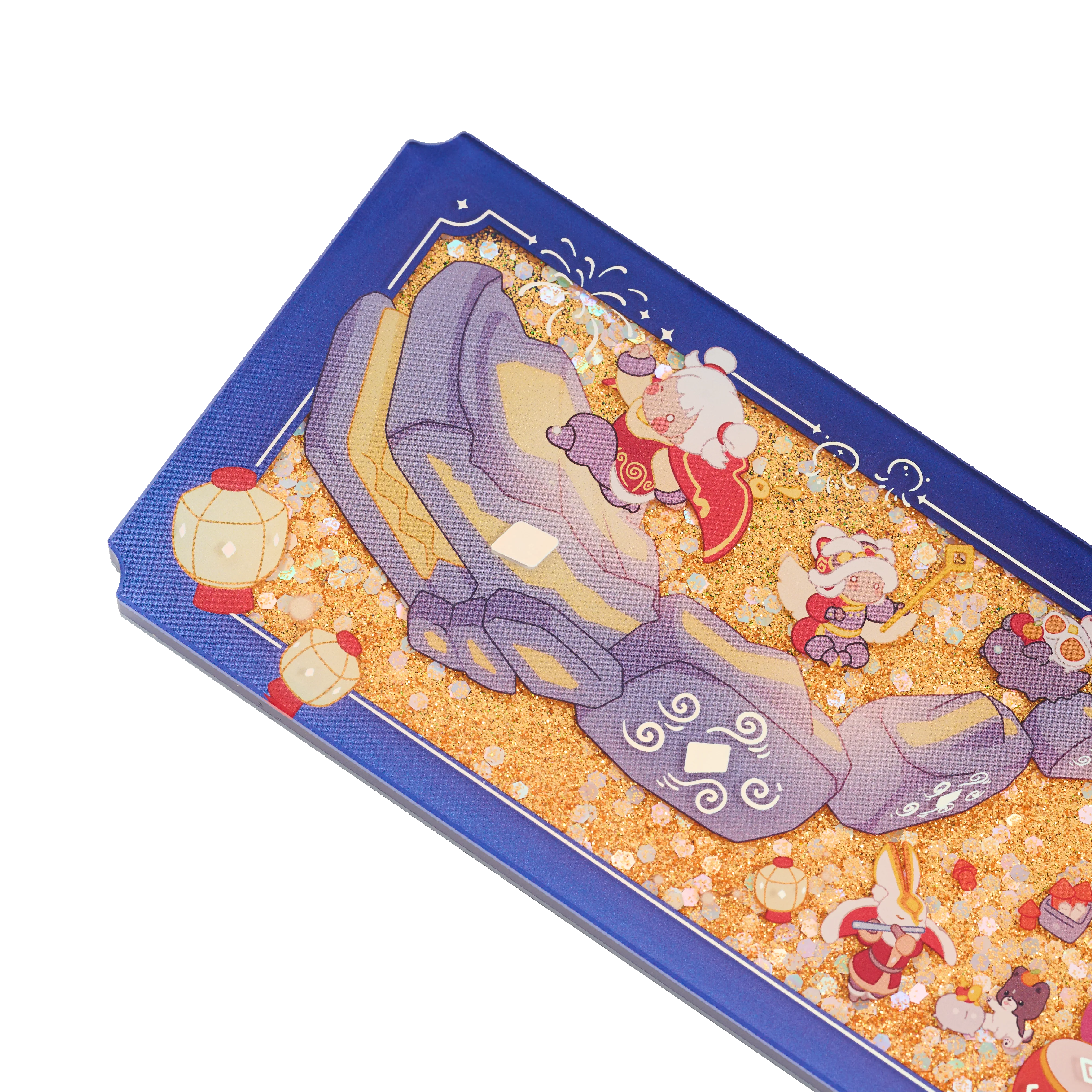 Acrylic Quicksand Glitter Ticket Stub - Days of Fortune - Image 13