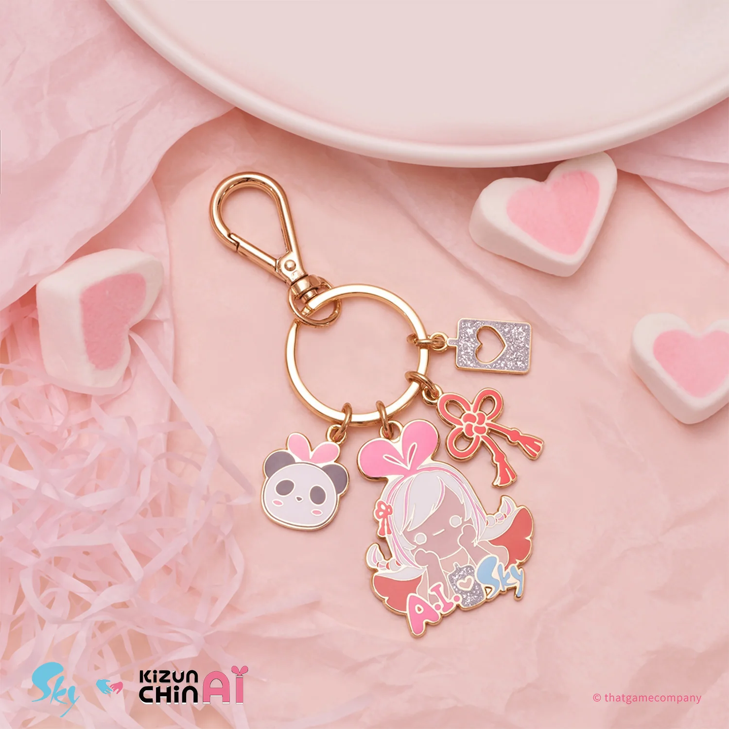 AI Love Sky Keychain - Image 3