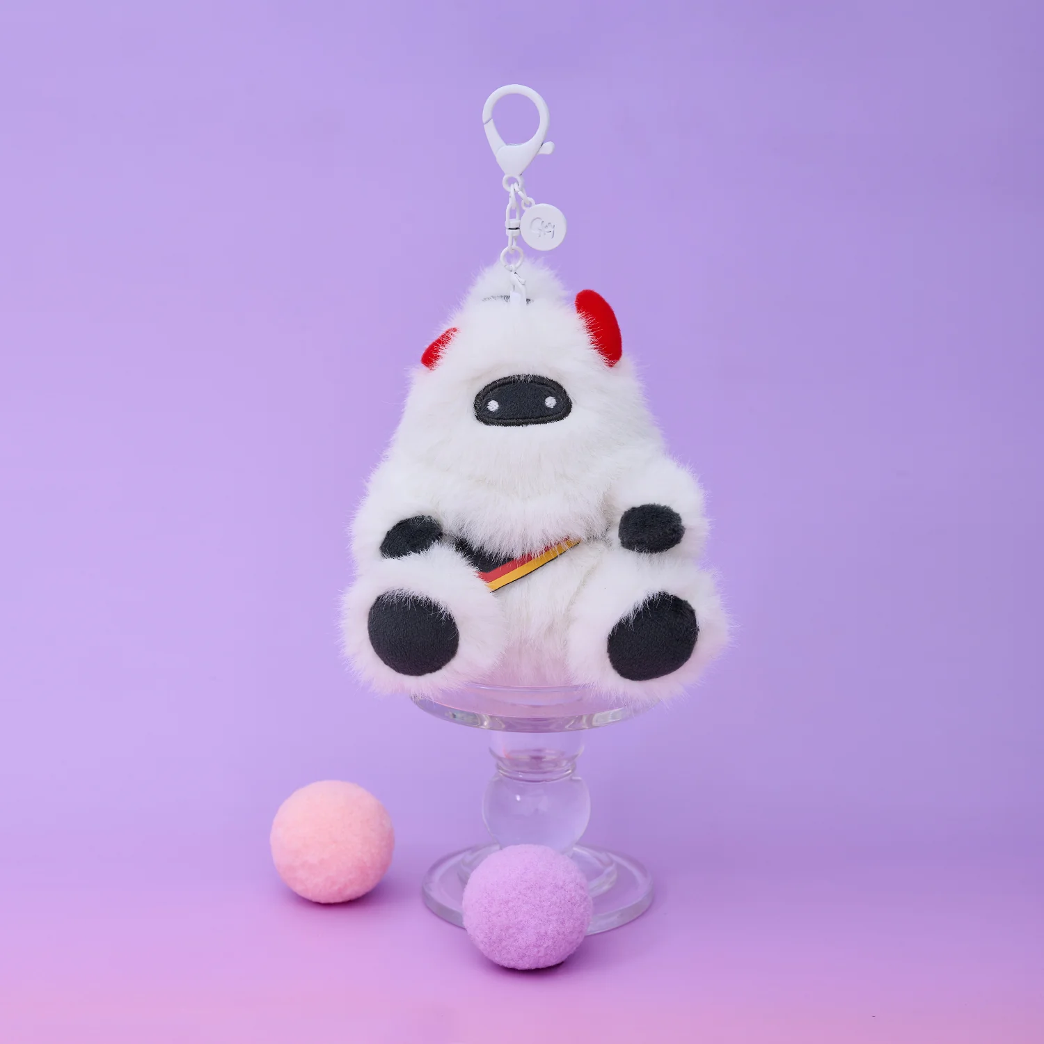 Bearhug Hermit Spirit Plush Keychain Charm - Image 5