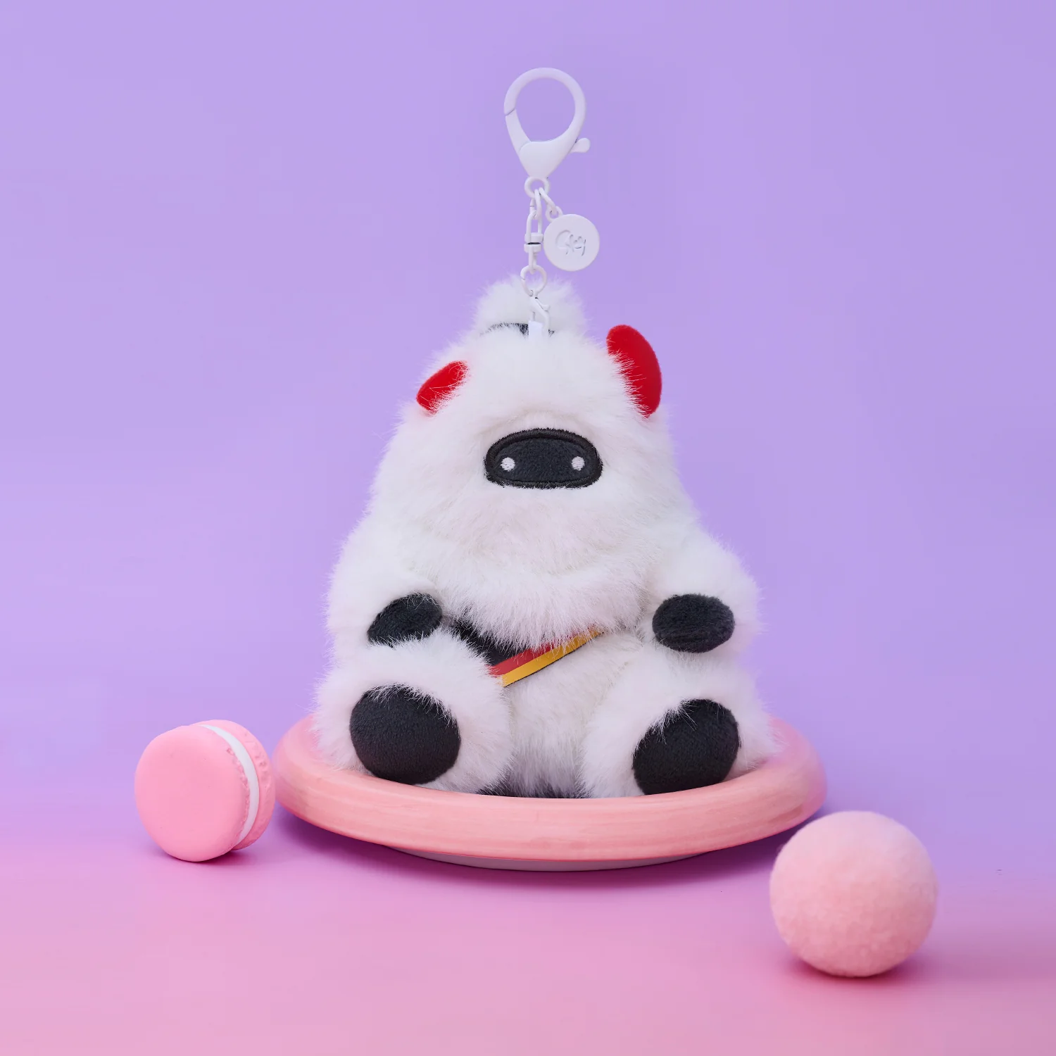 Bearhug Hermit Spirit Plush Keychain Charm - Image 6