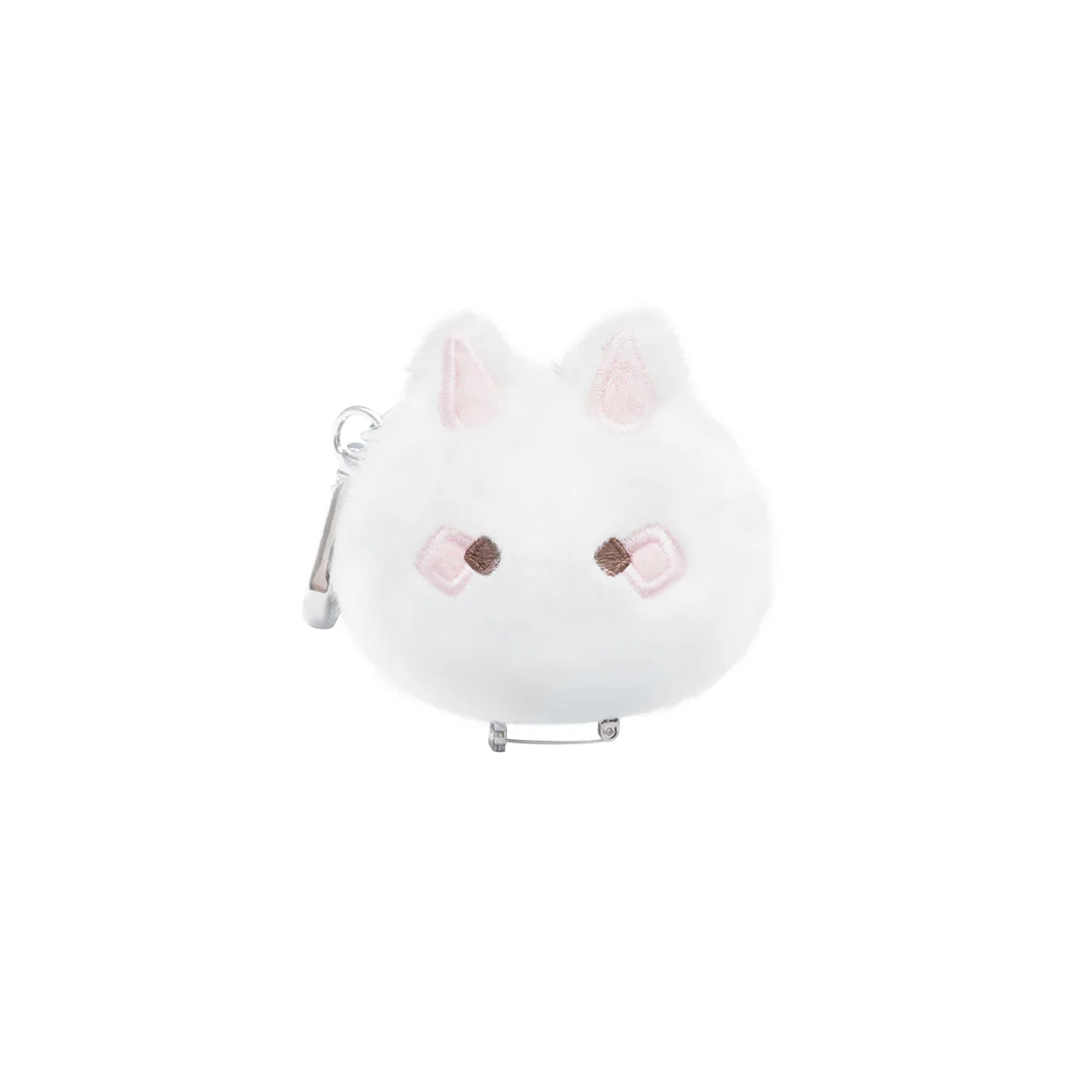 Bunny Plush Pin Keychain - Image 3