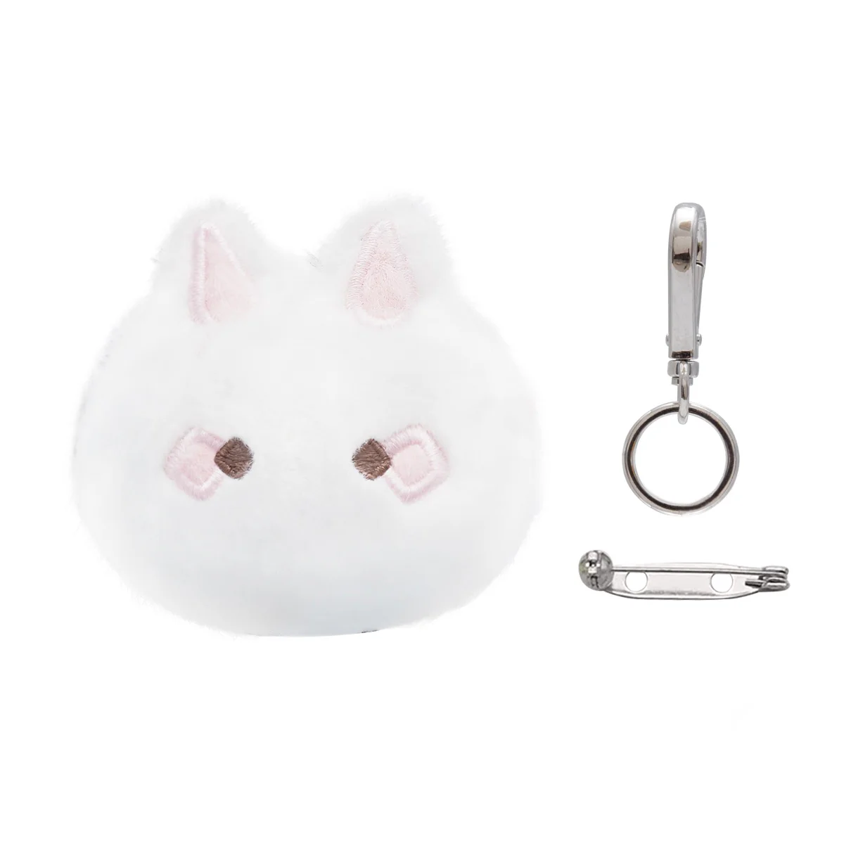 Bunny Plush Pin Keychain - Image 5