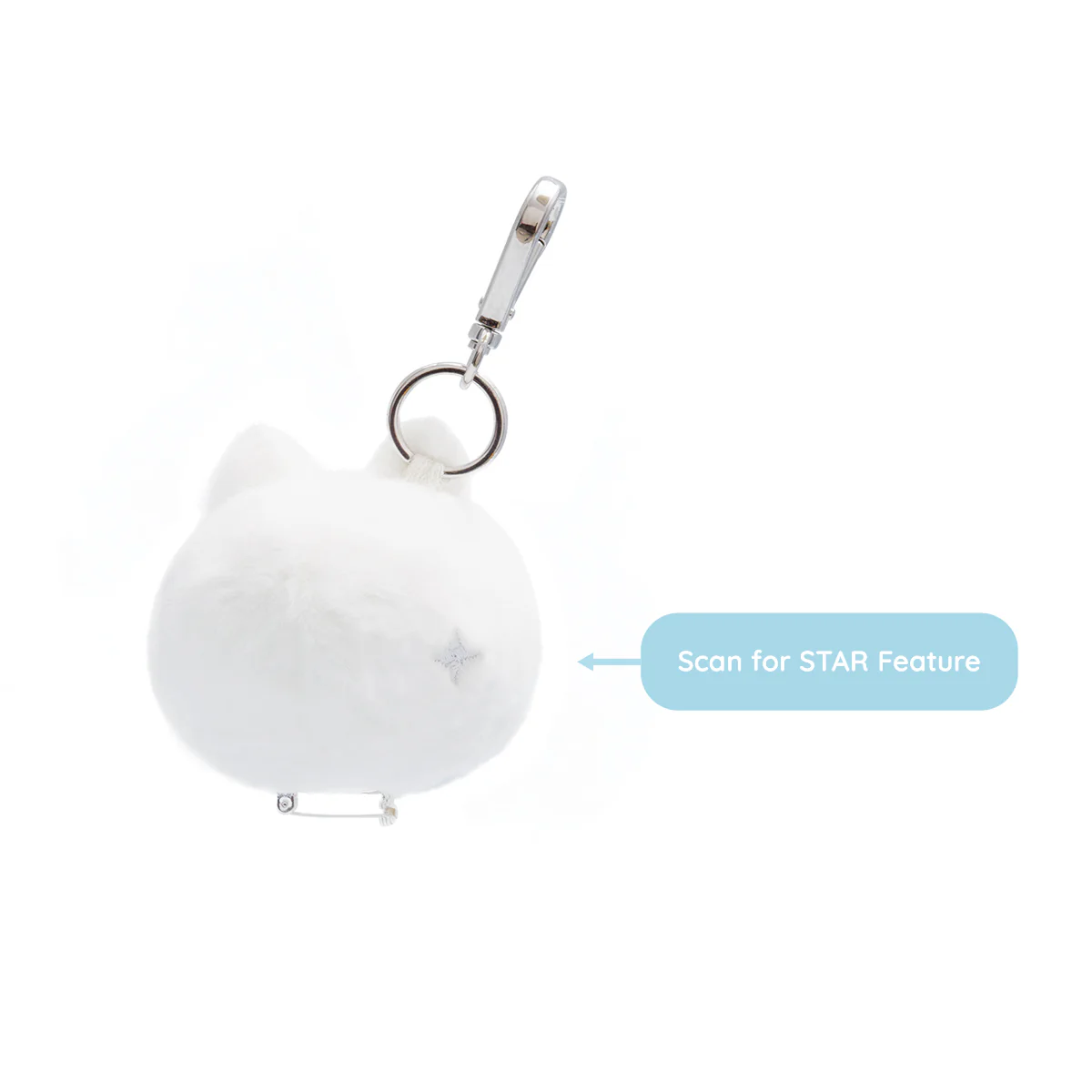 Bunny Plush Pin Keychain - Image 6