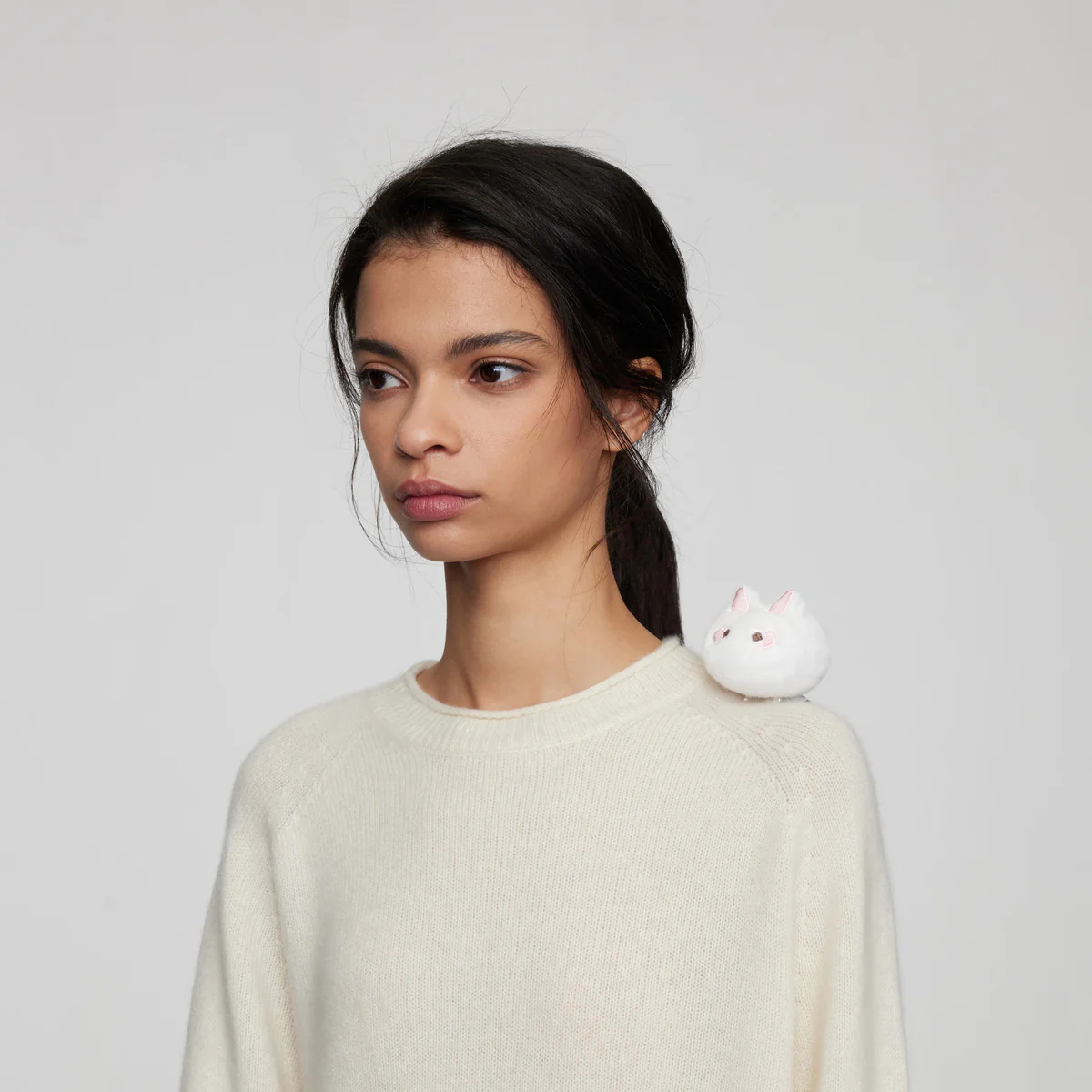 Bunny Plush Pin Keychain - Image 8