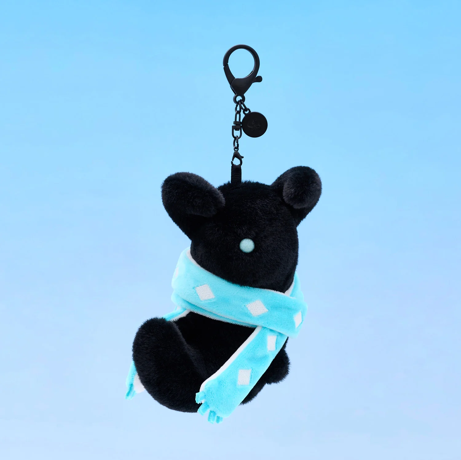 Dark Dragon Plush Keychain Charm - Special Edition - Image 3