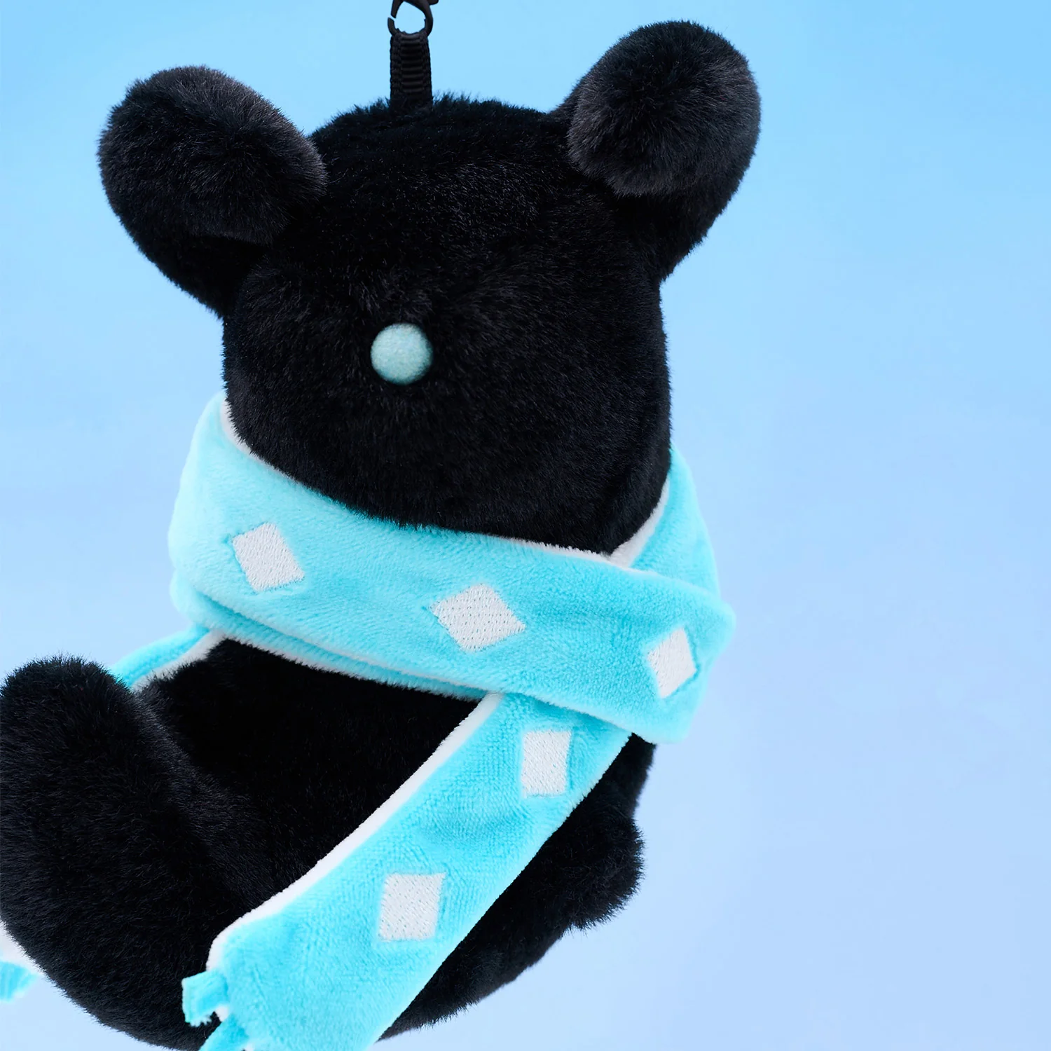 Dark Dragon Plush Keychain Charm - Special Edition - Image 5