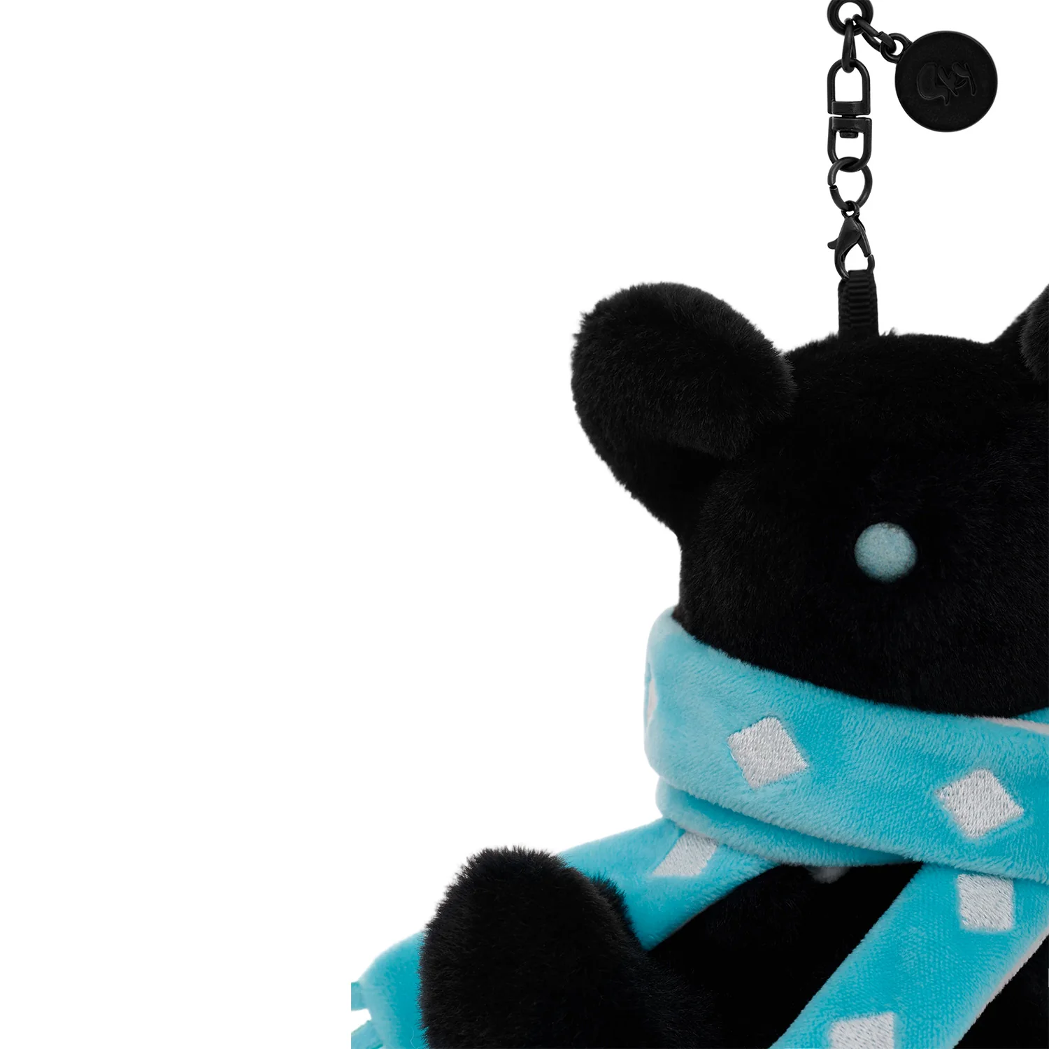 Dark Dragon Plush Keychain Charm - Special Edition - Image 7