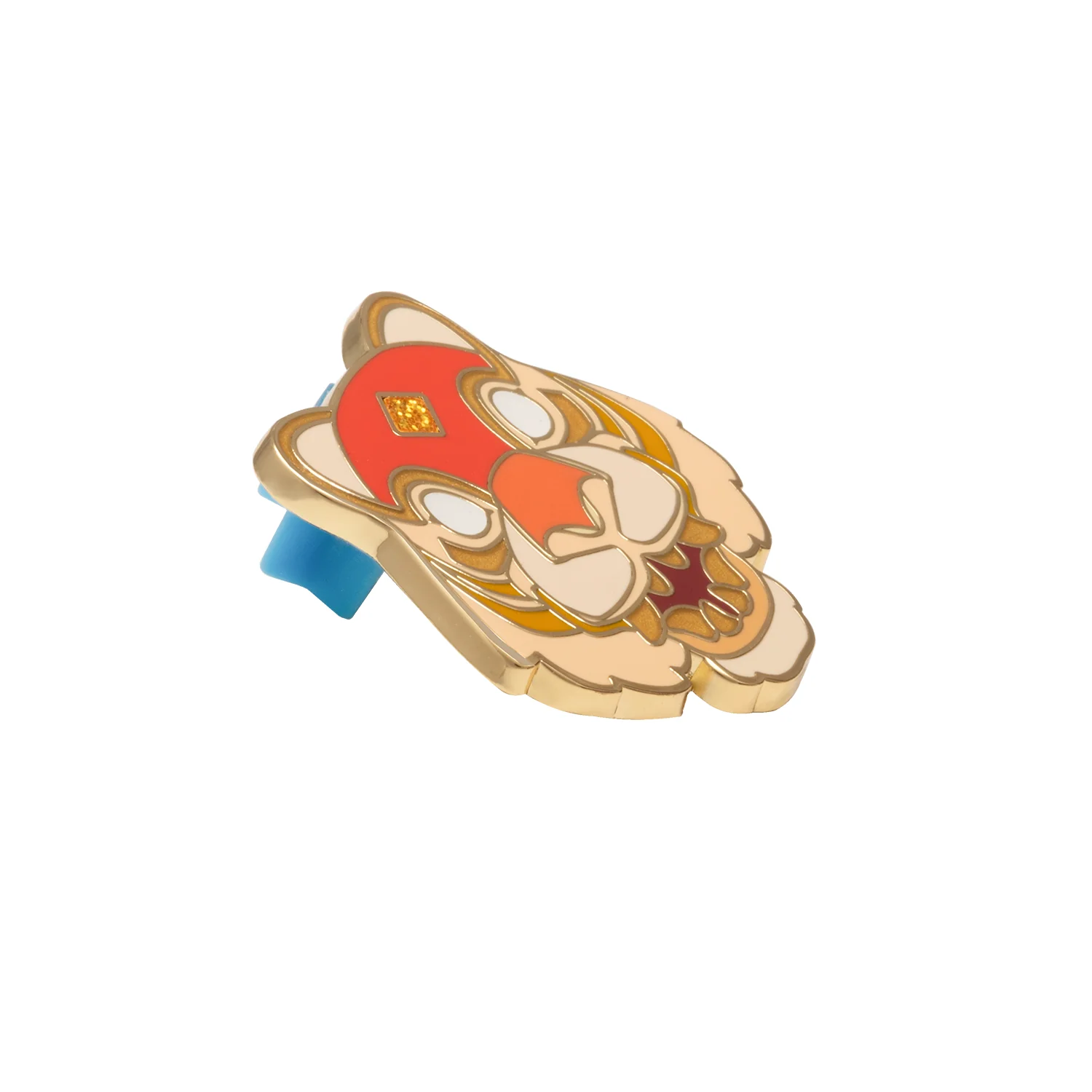 Fortune Tiger Mask Pin - Image 4