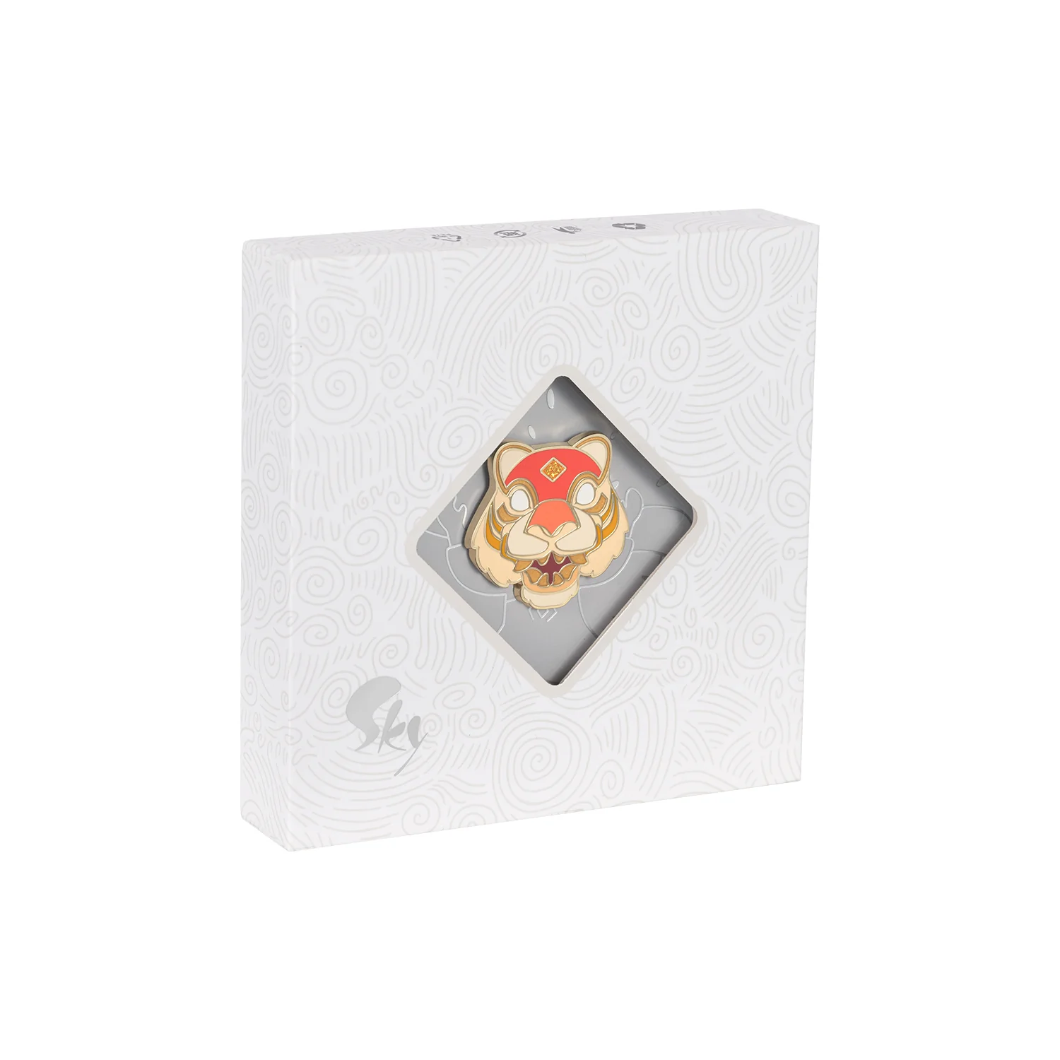 Fortune Tiger Mask Pin - Image 7