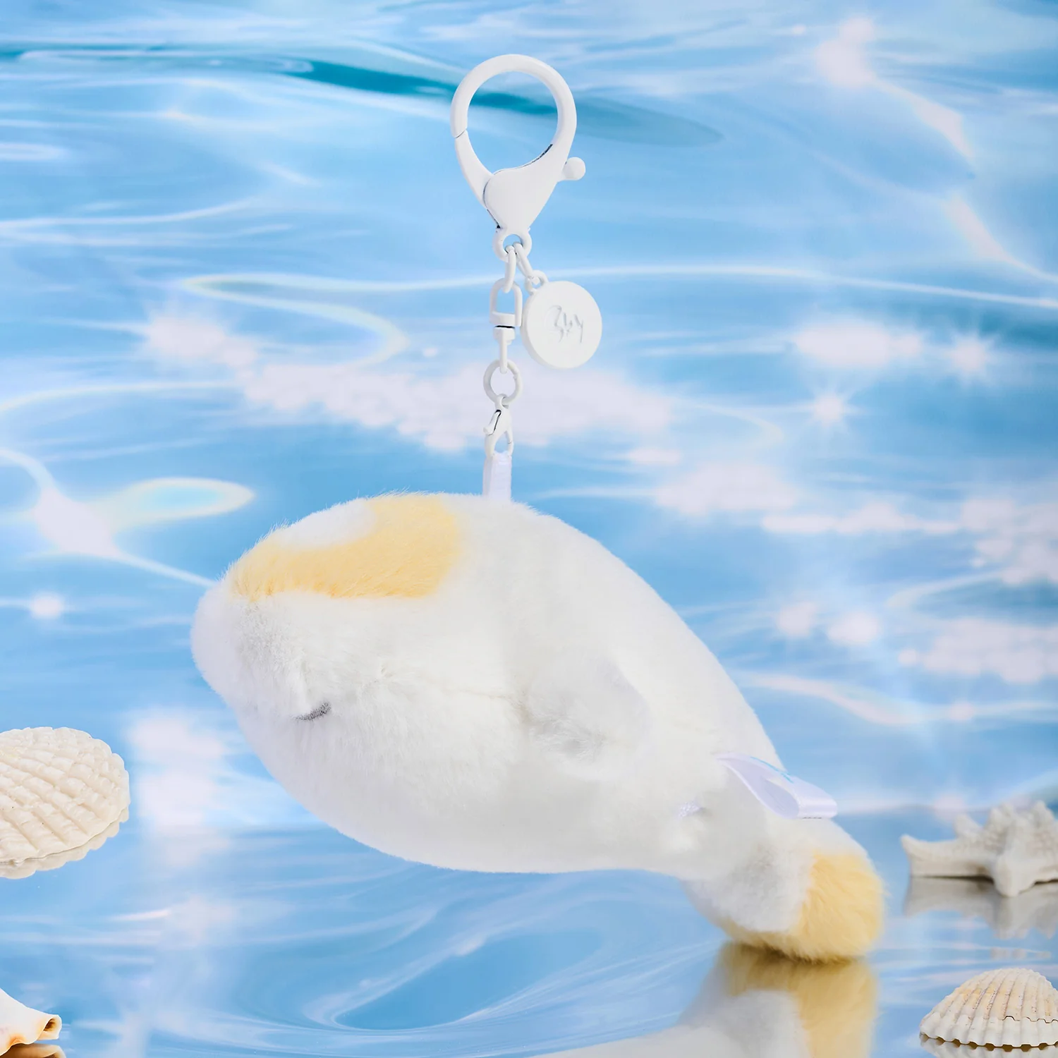 Manatee Plush Keychain Charm - Image 3