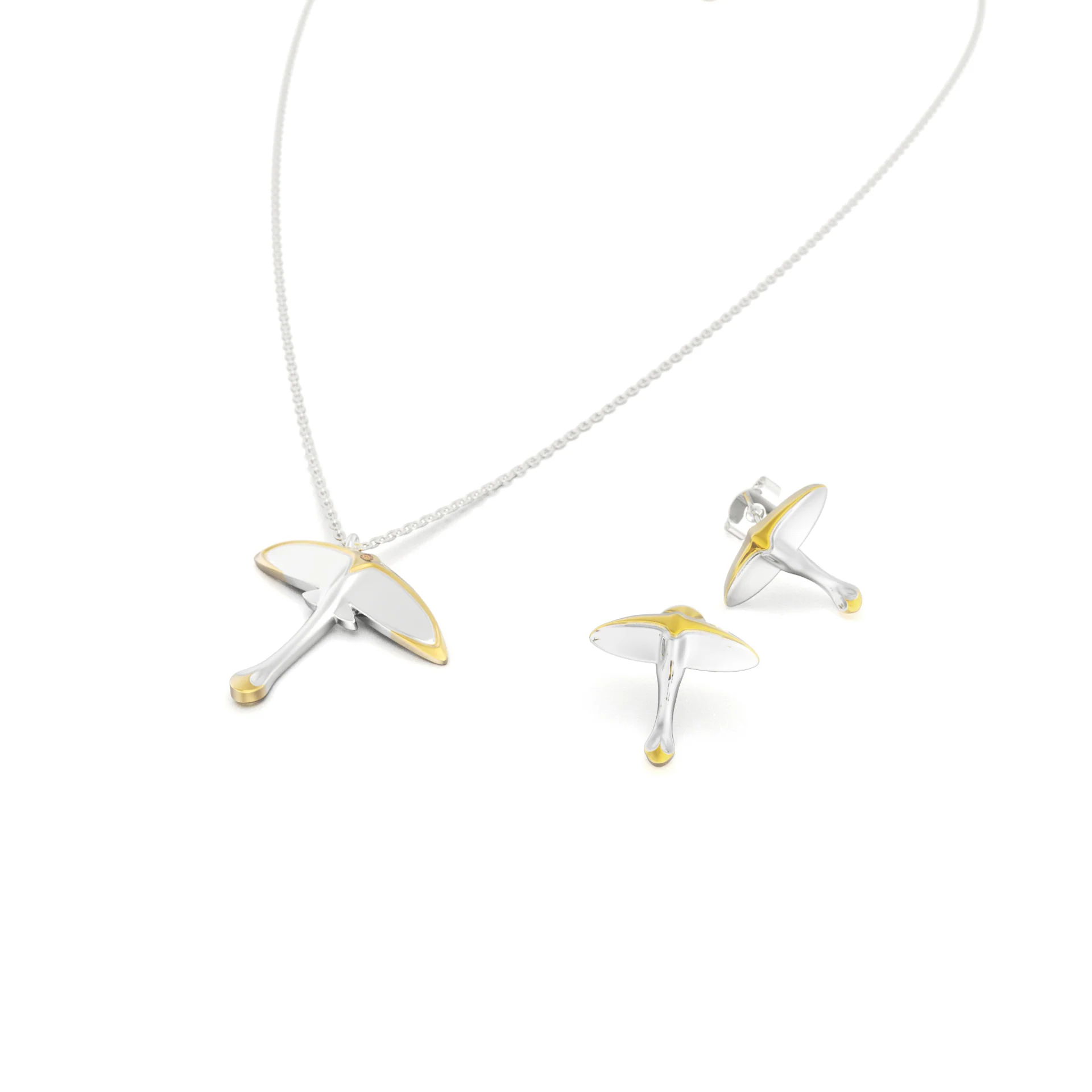 Manta in Sky Jewelry Set - Image 3