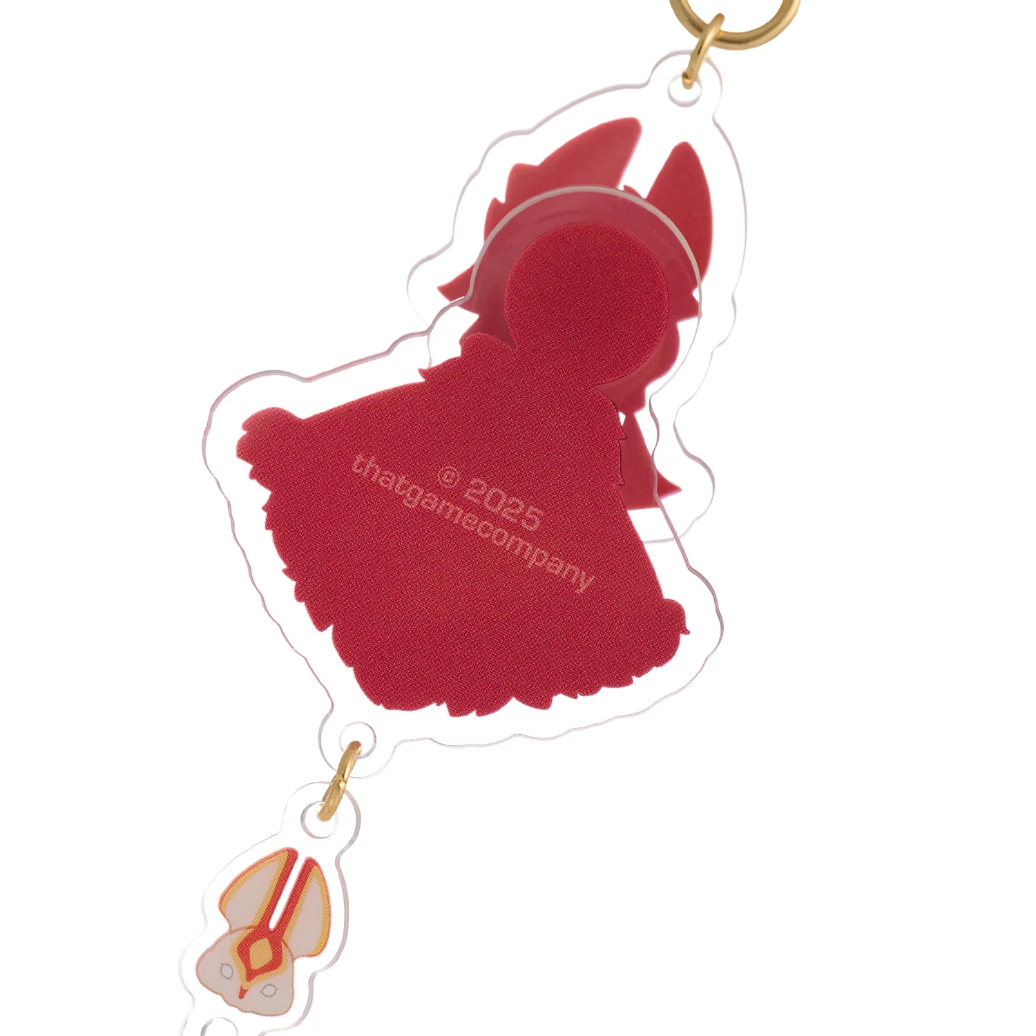Sky Acrylic Wobbly Keychain - Days of Fortune Rabbit Mask - Image 10