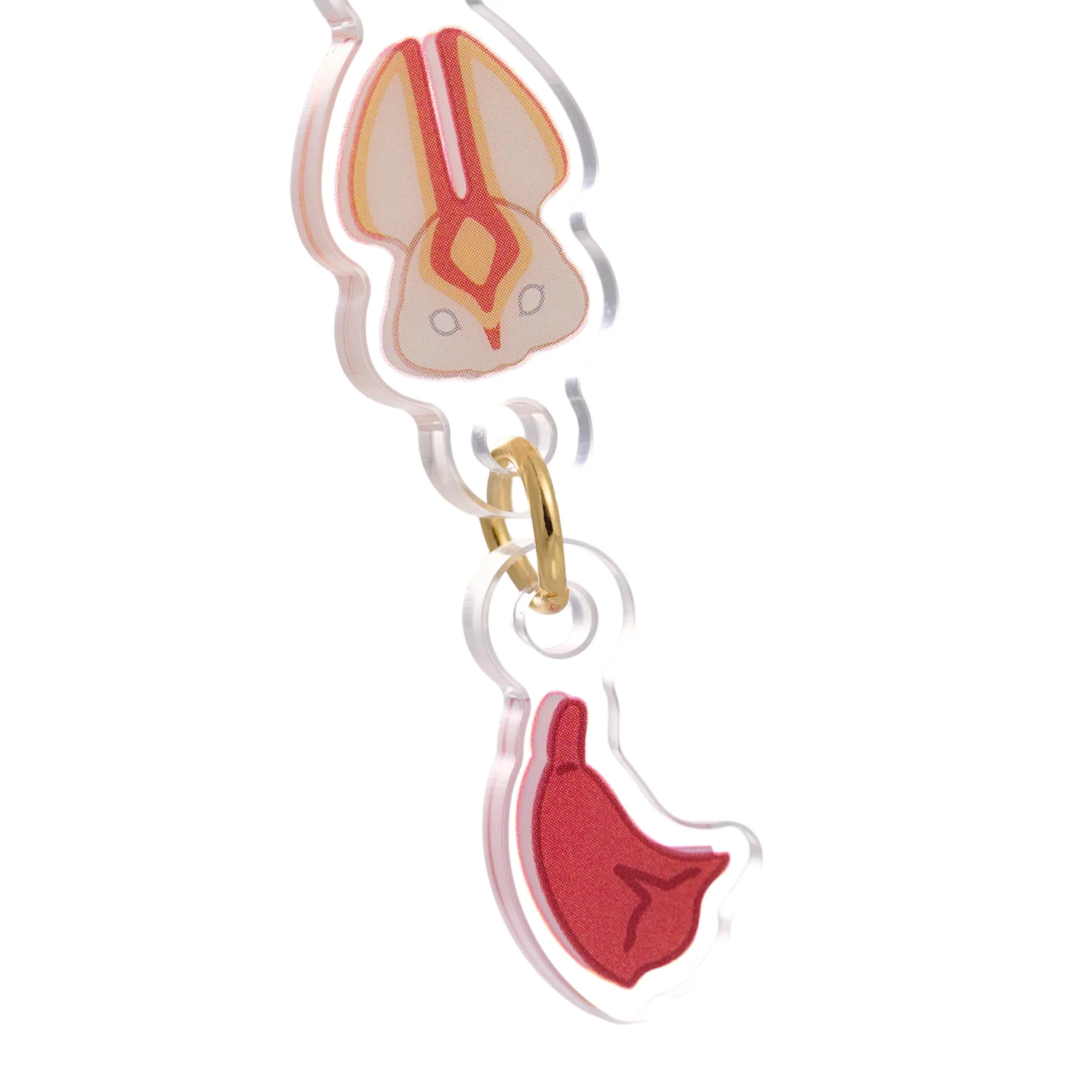 Sky Acrylic Wobbly Keychain - Days of Fortune Rabbit Mask - Image 11
