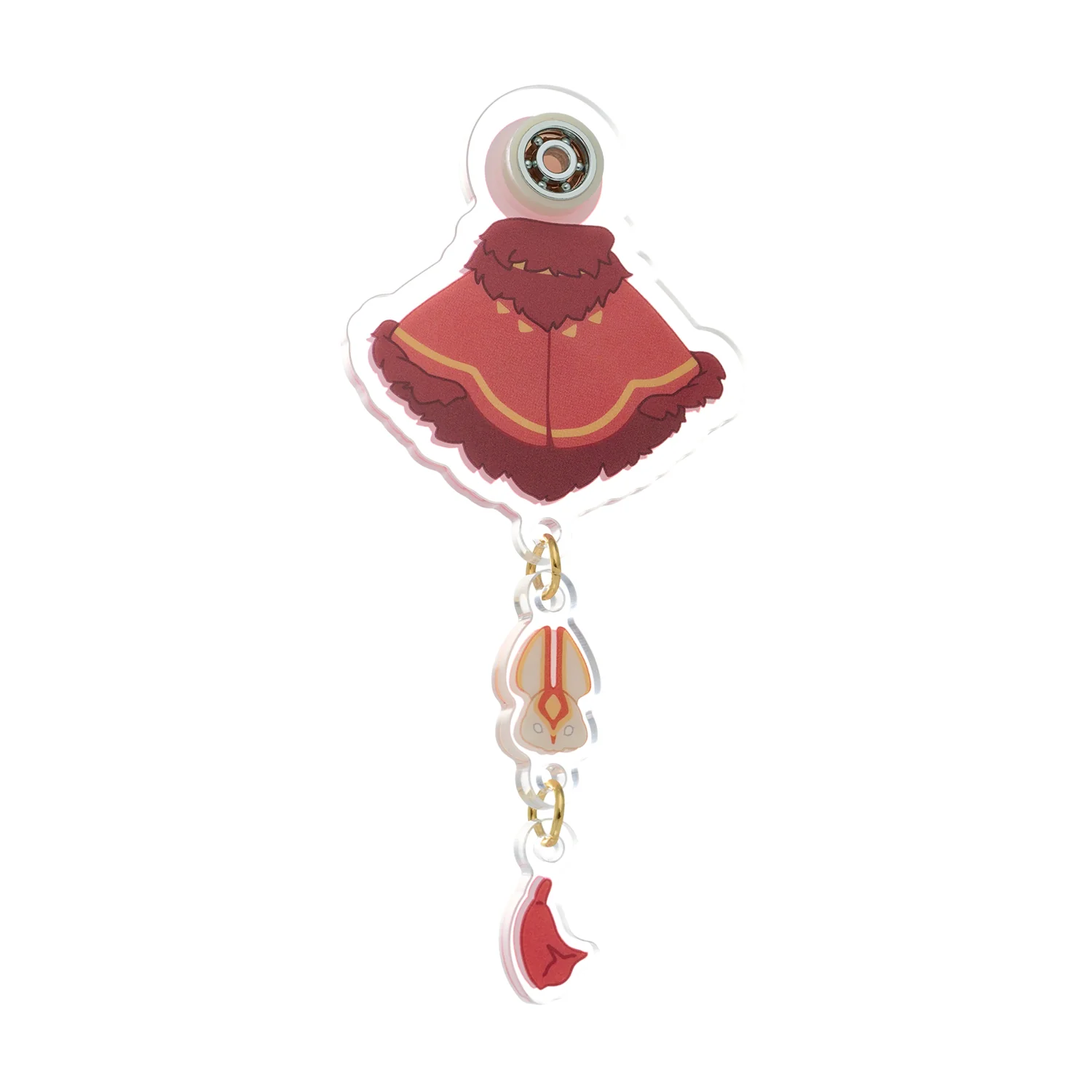 Sky Acrylic Wobbly Keychain - Days of Fortune Rabbit Mask - Image 13