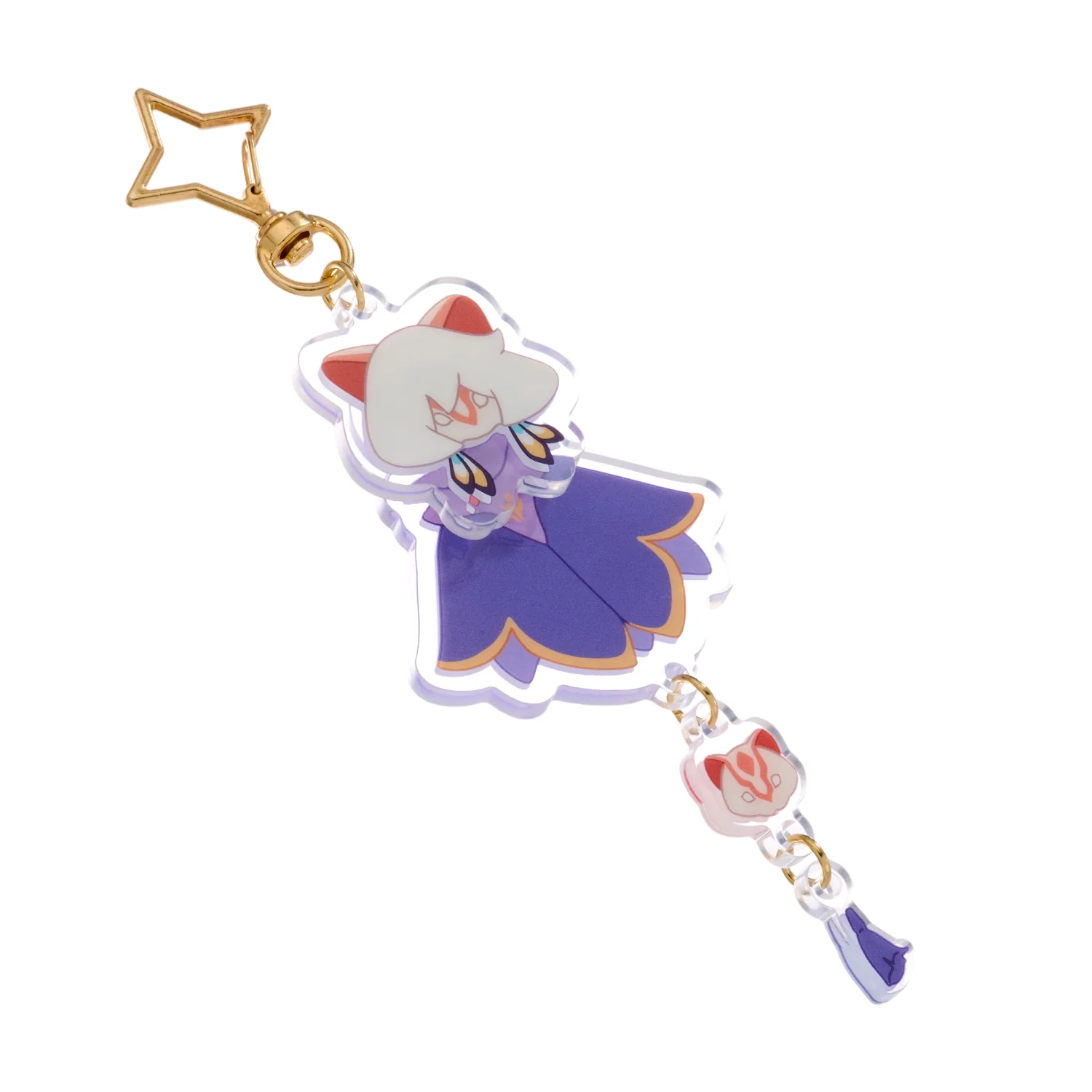 Sky Acrylic Wobbly Keychain - Weasel Mask - Image 15