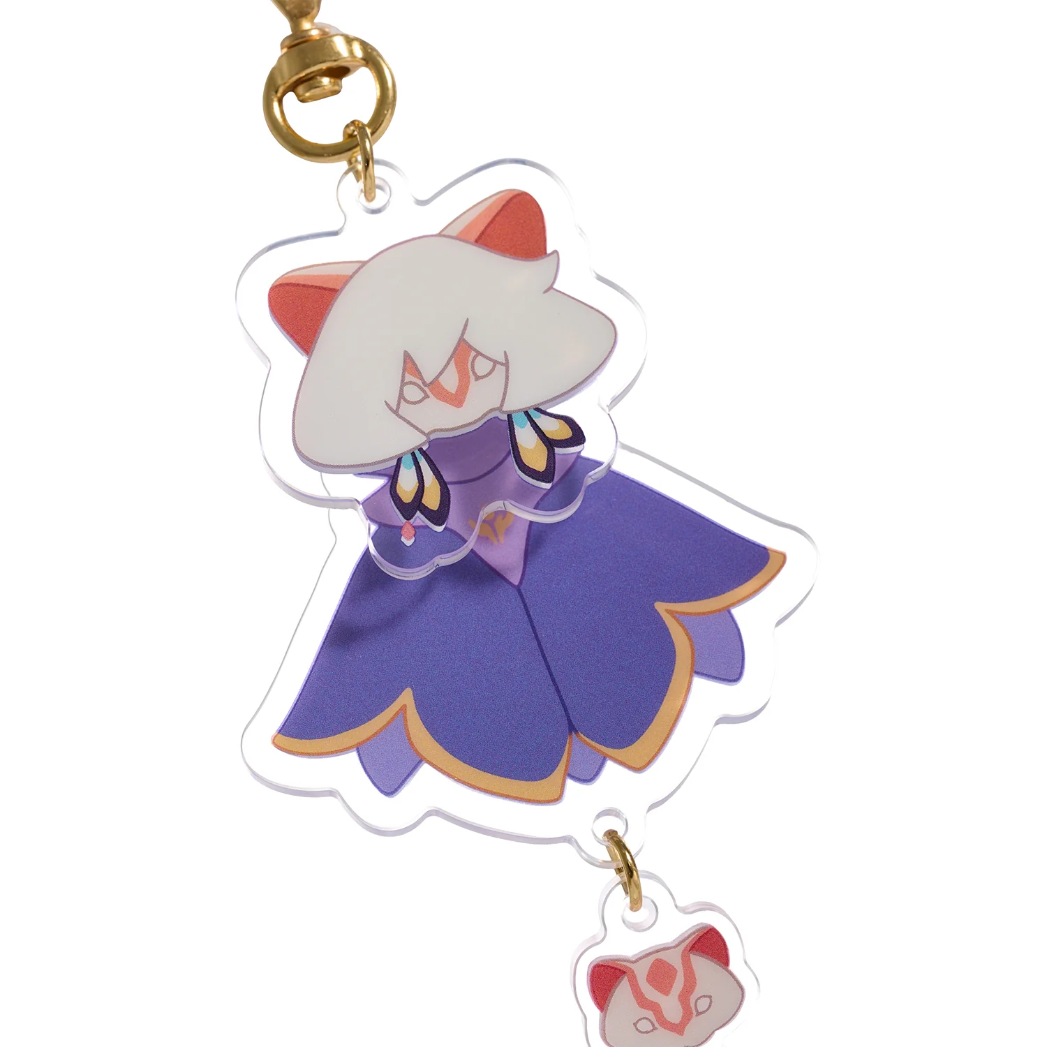 Sky Acrylic Wobbly Keychain - Weasel Mask - Image 9