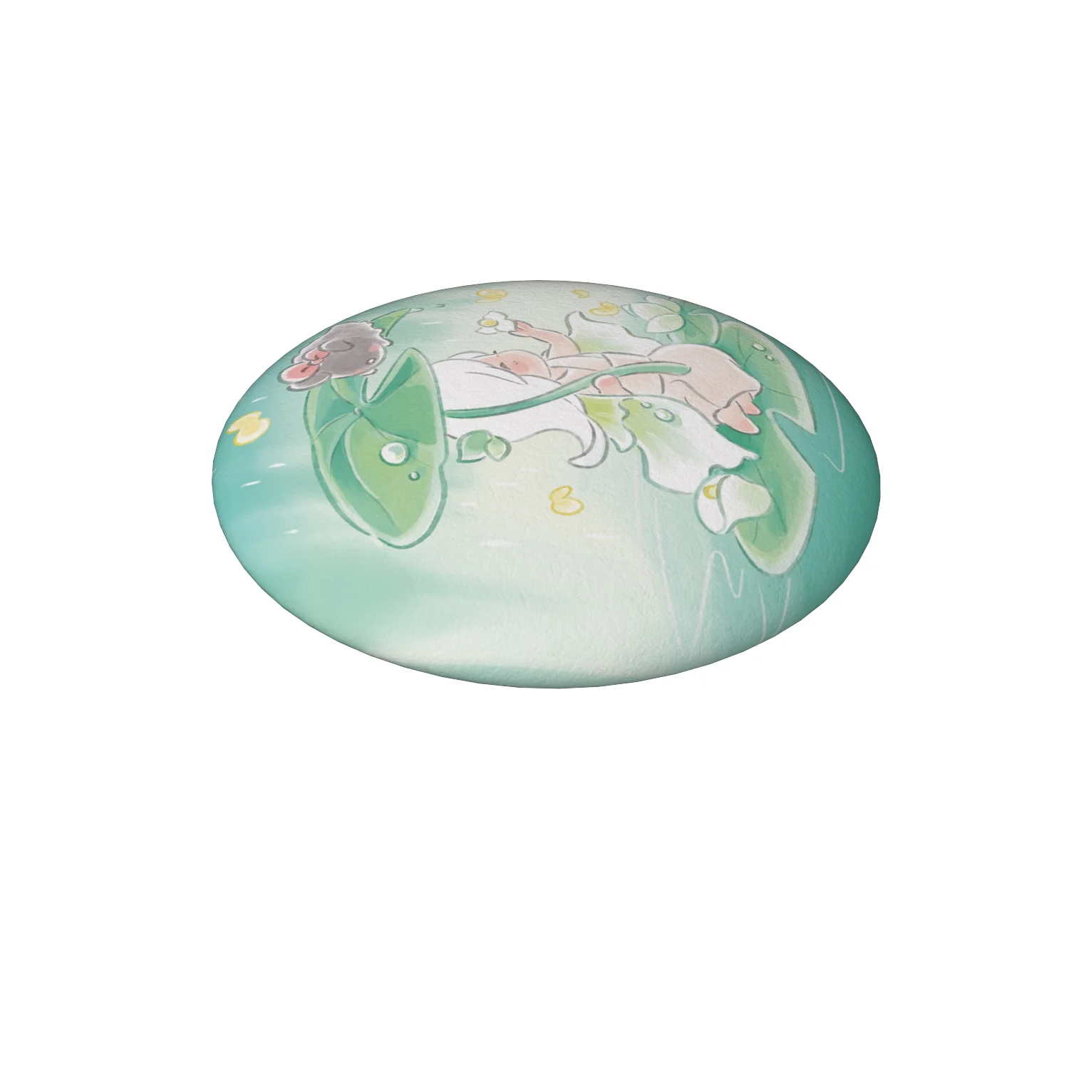 Sky Button Pin - Arum Lily - Image 5
