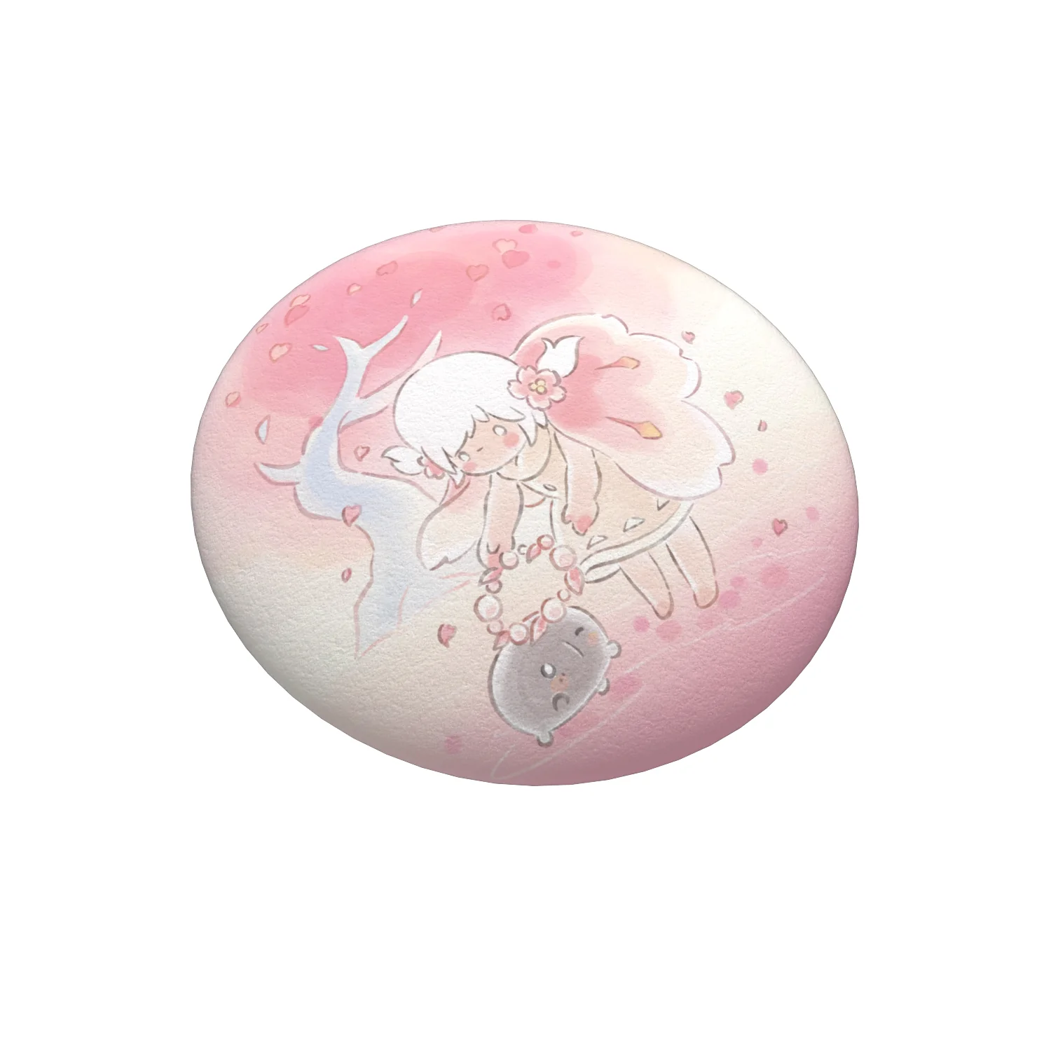 Sky Button Pin - Cherry Blossom - Image 3