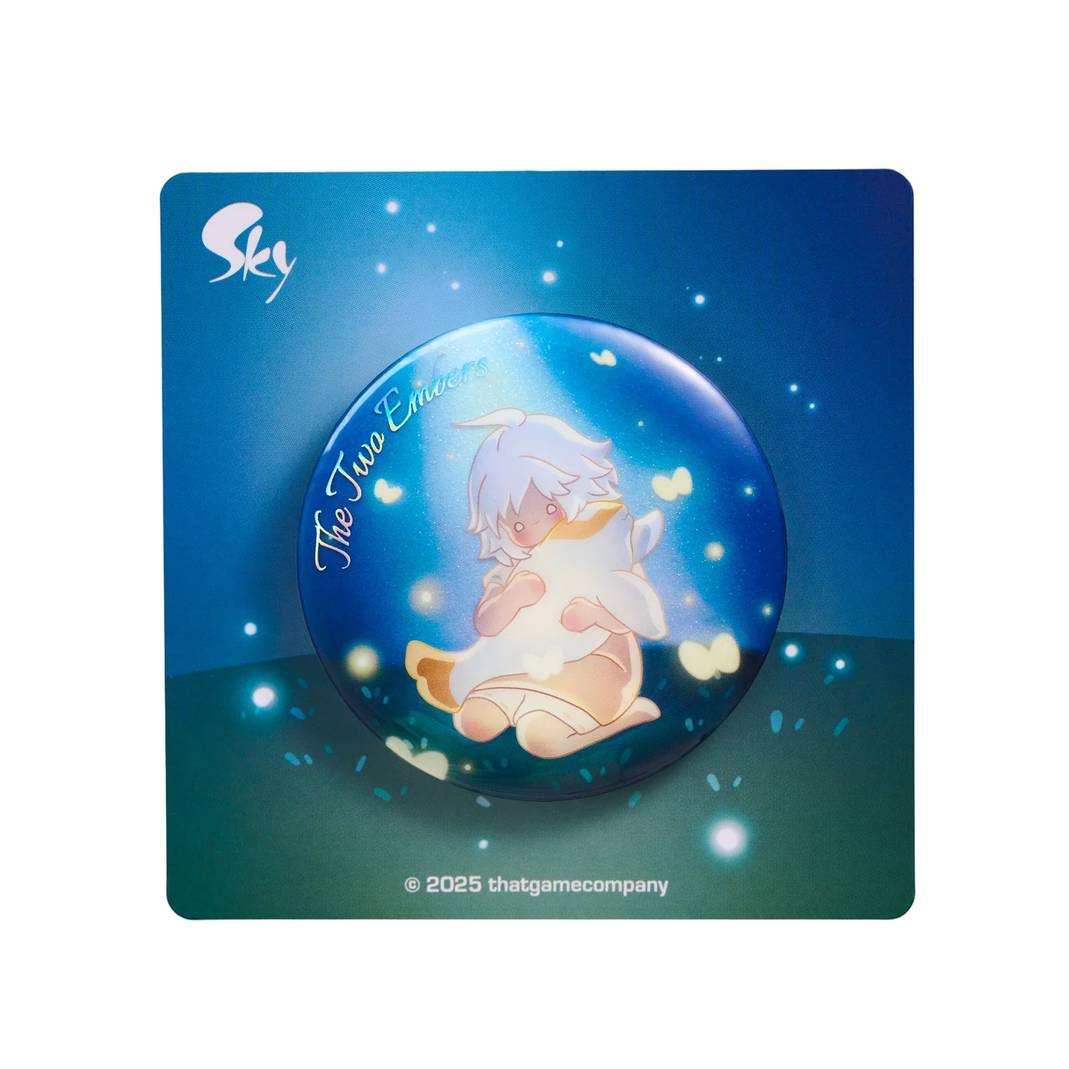 Sky Button Pin - Embrace of Light - Image 9