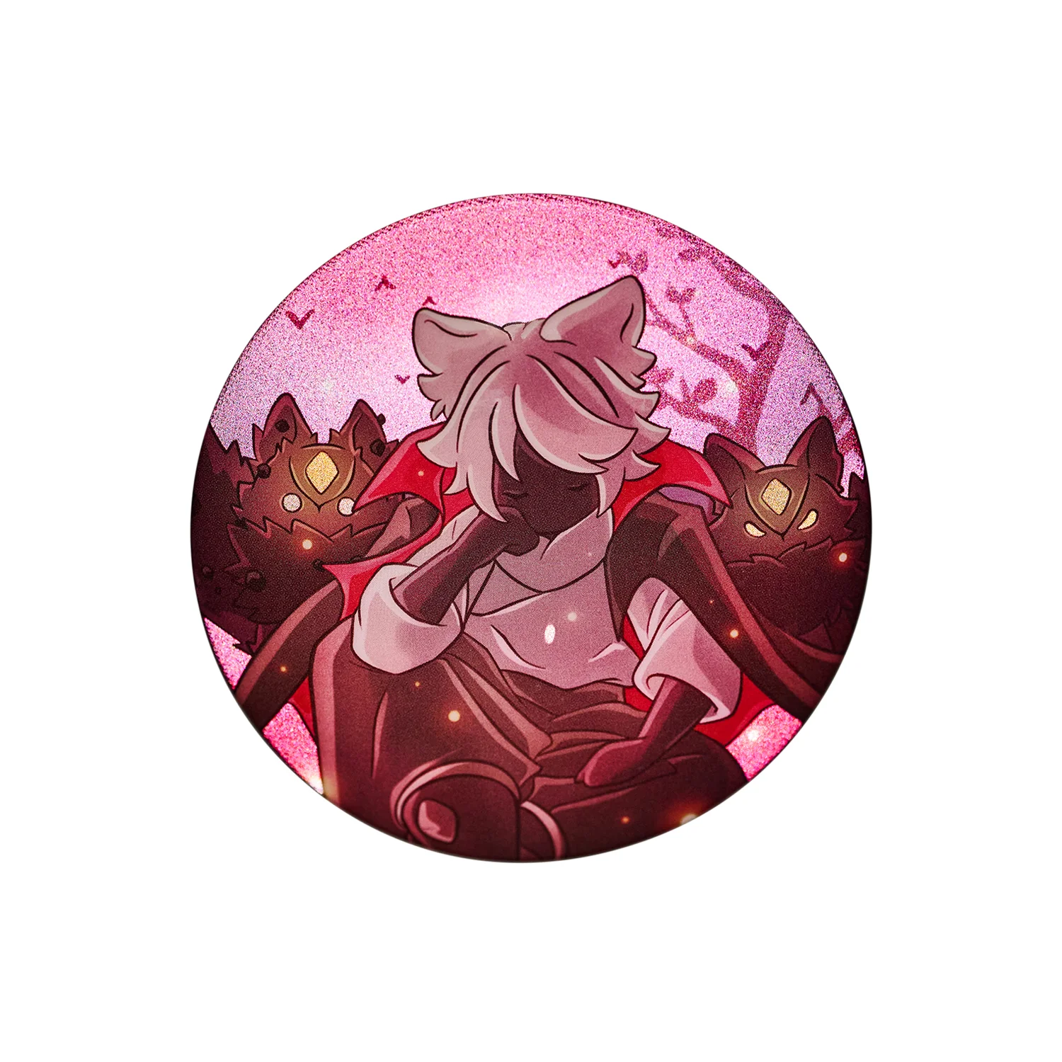 Sky Button Pin - Mischief Tufted Hair - Image 11
