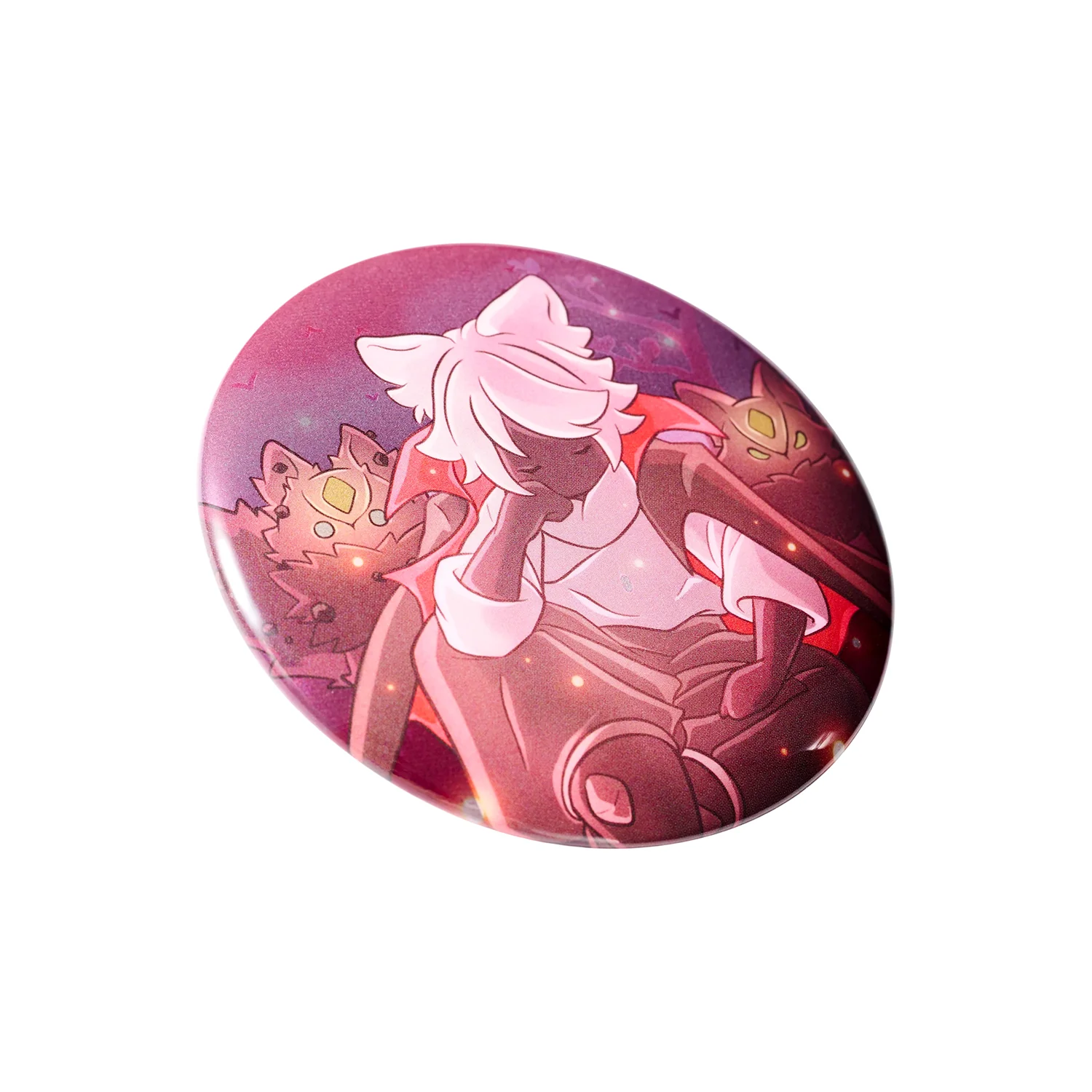 Sky Button Pin - Mischief Tufted Hair - Image 12