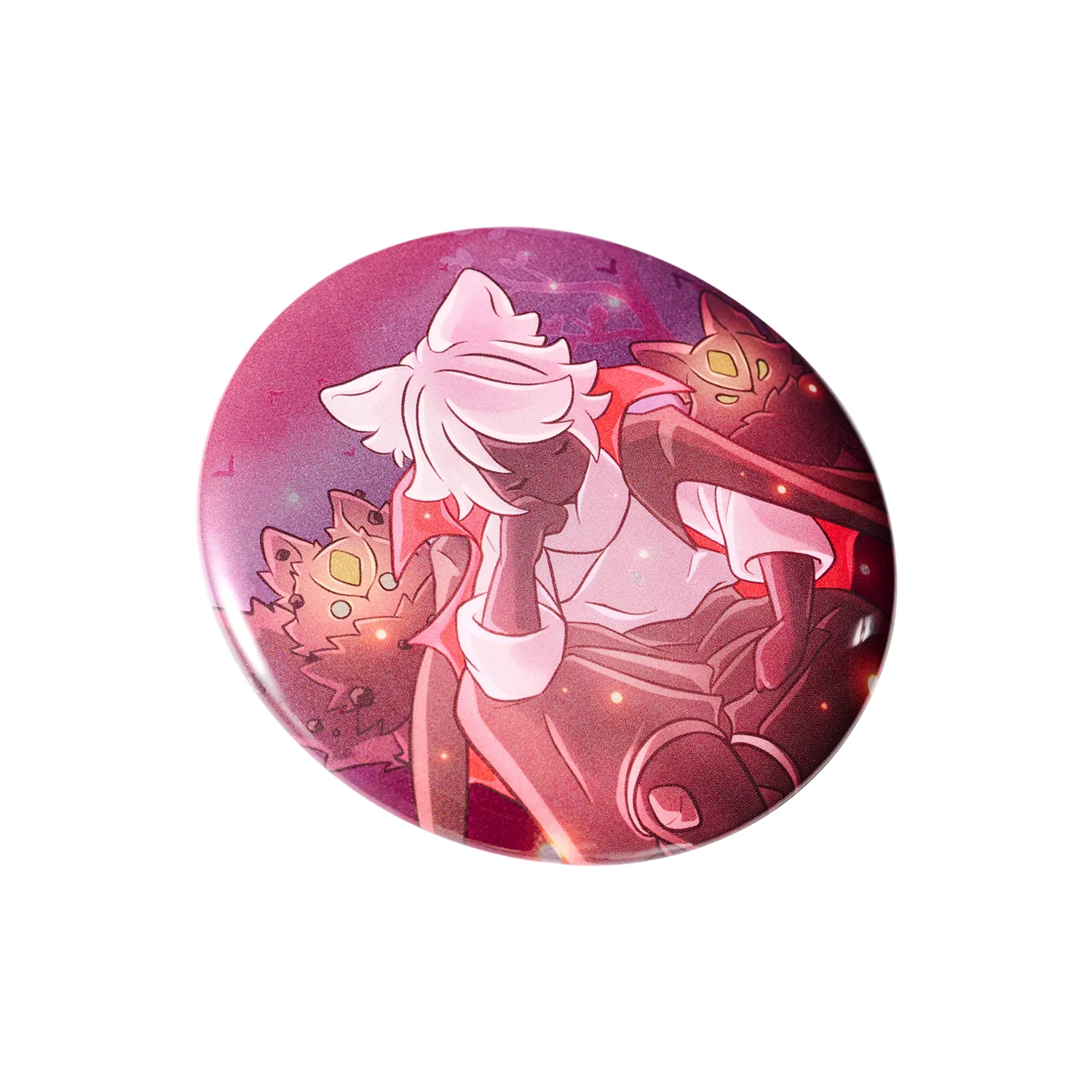Sky Button Pin - Mischief Tufted Hair - Image 13