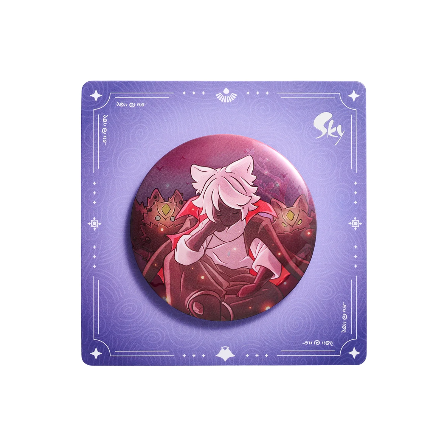 Sky Button Pin - Mischief Tufted Hair - Image 16