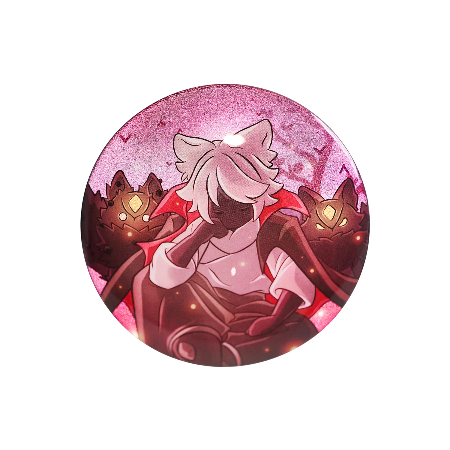 Sky Button Pin - Mischief Tufted Hair - Image 6