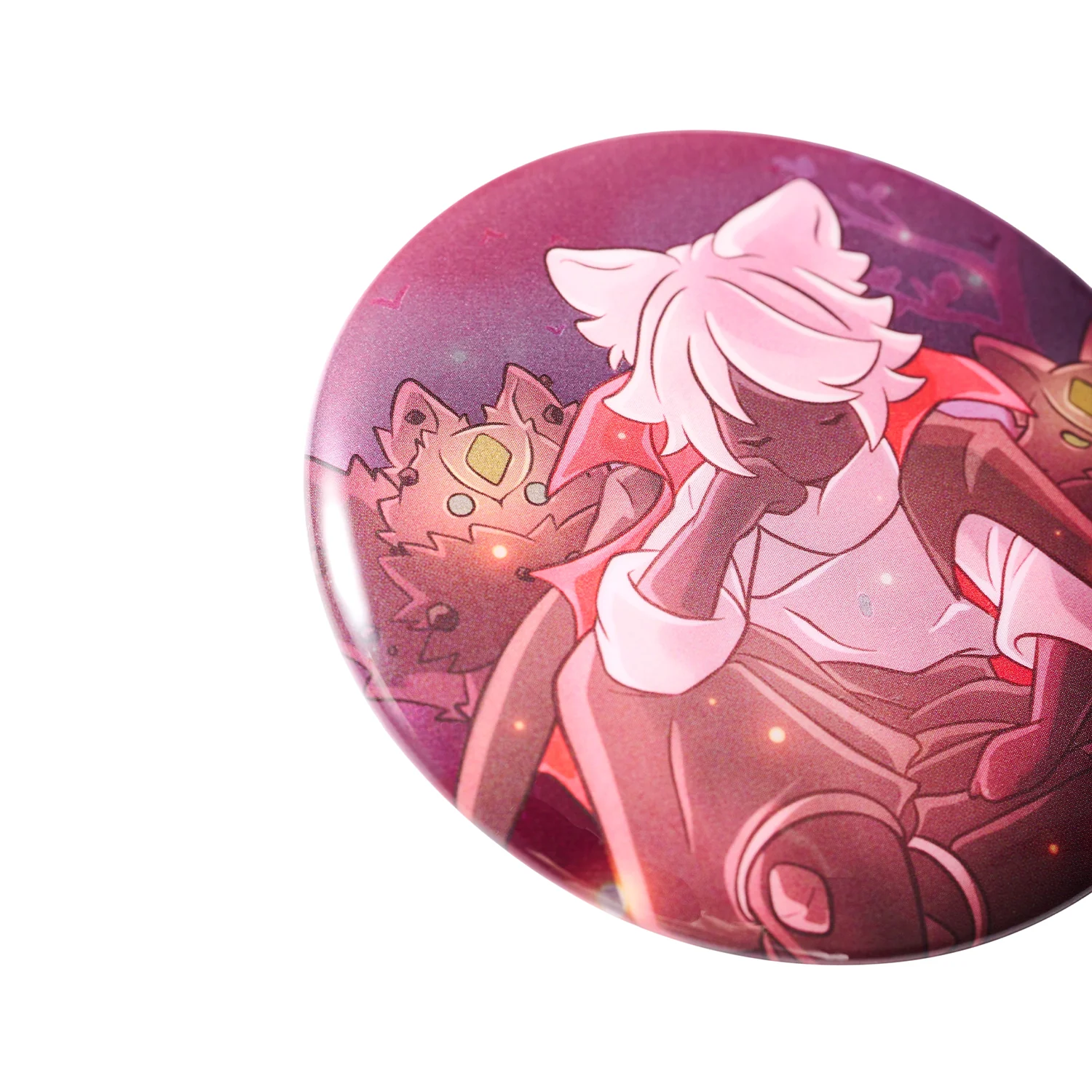 Sky Button Pin - Mischief Tufted Hair - Image 8