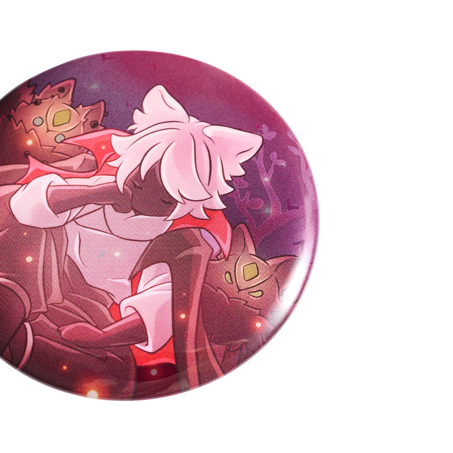 Sky Button Pin - Mischief Tufted Hair - Image 9