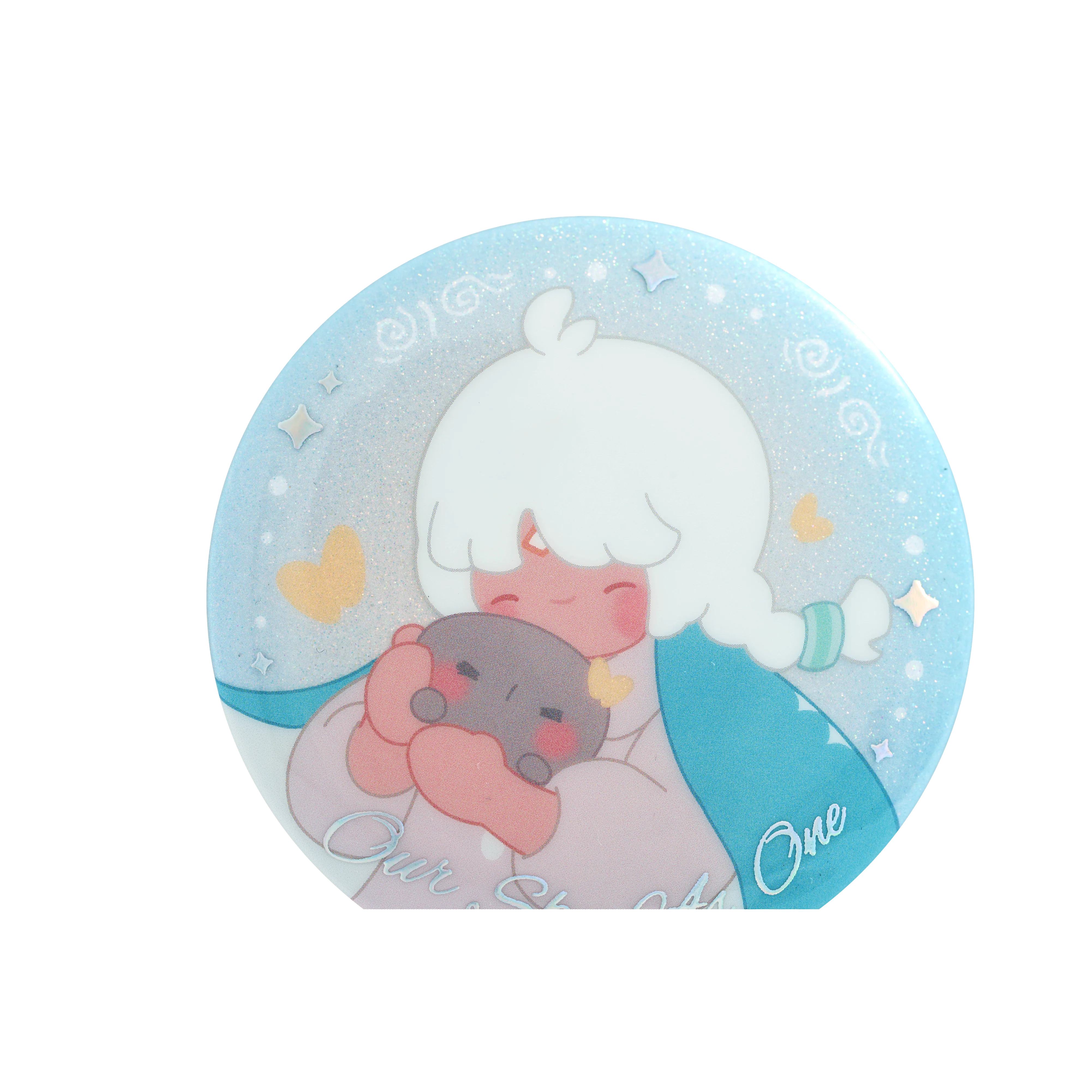 Sky Button Pin - Snuggle - Image 7