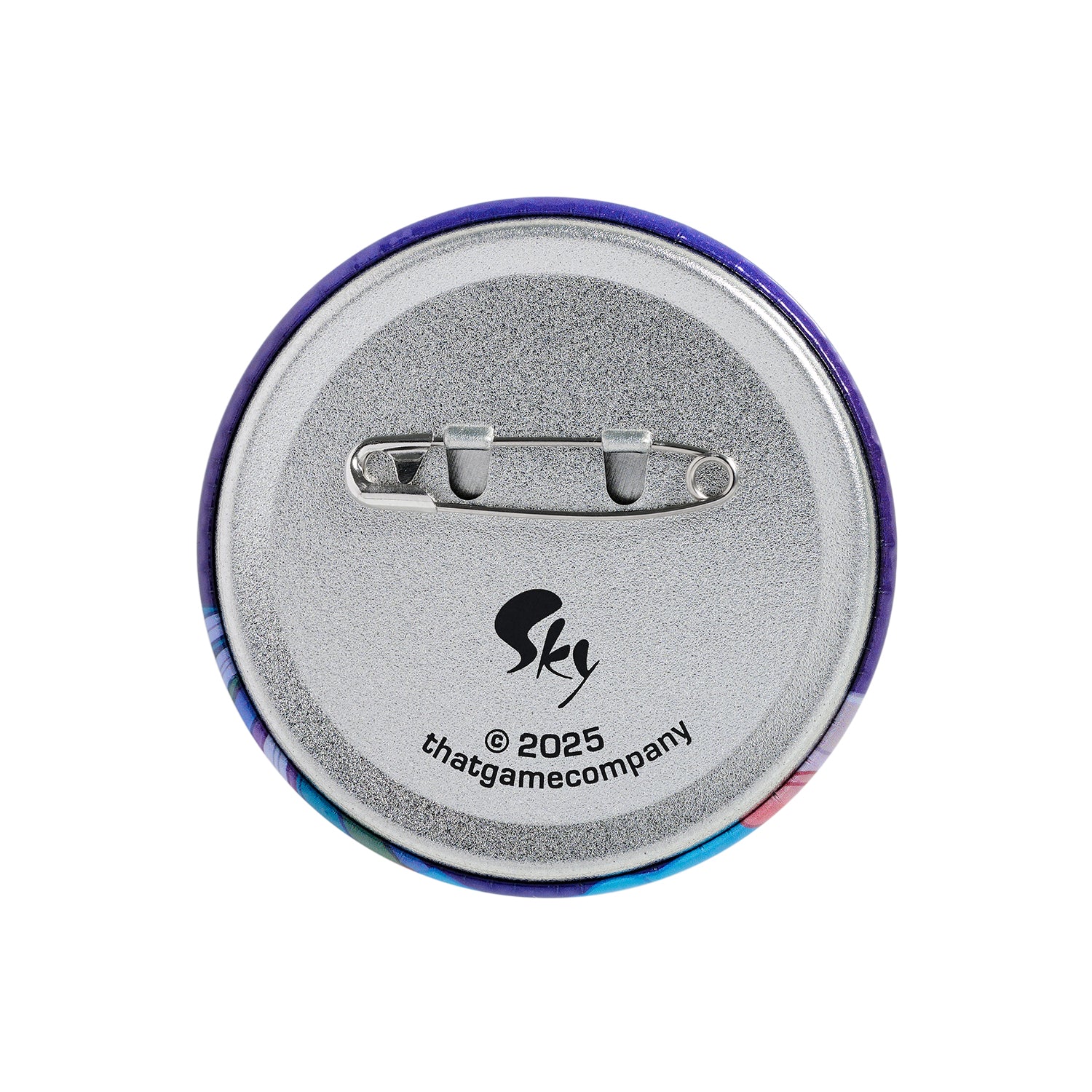 Sky Button Pin - Timid Bookworm - Image 6