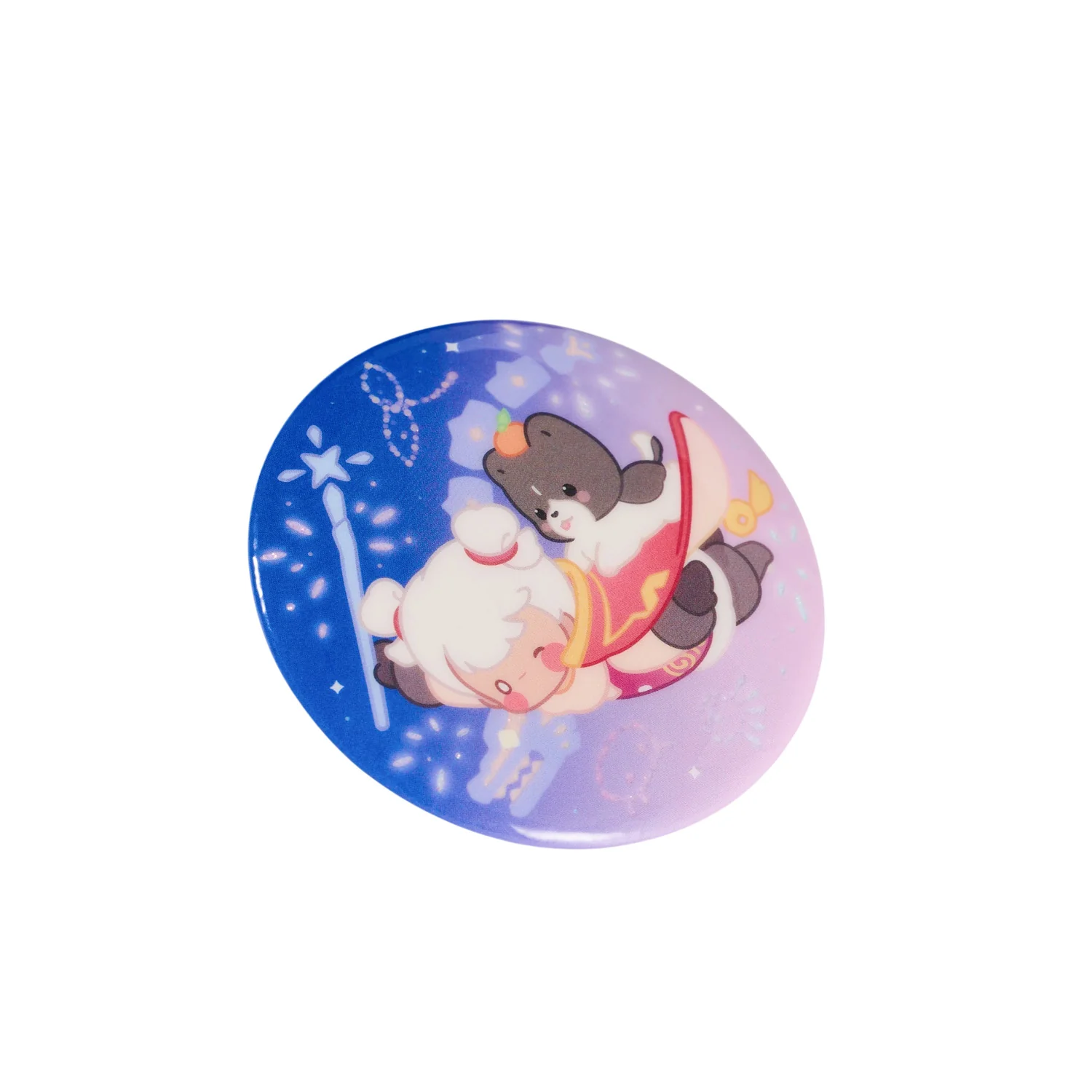 Sky Button Pin - Warm Companions - Image 10