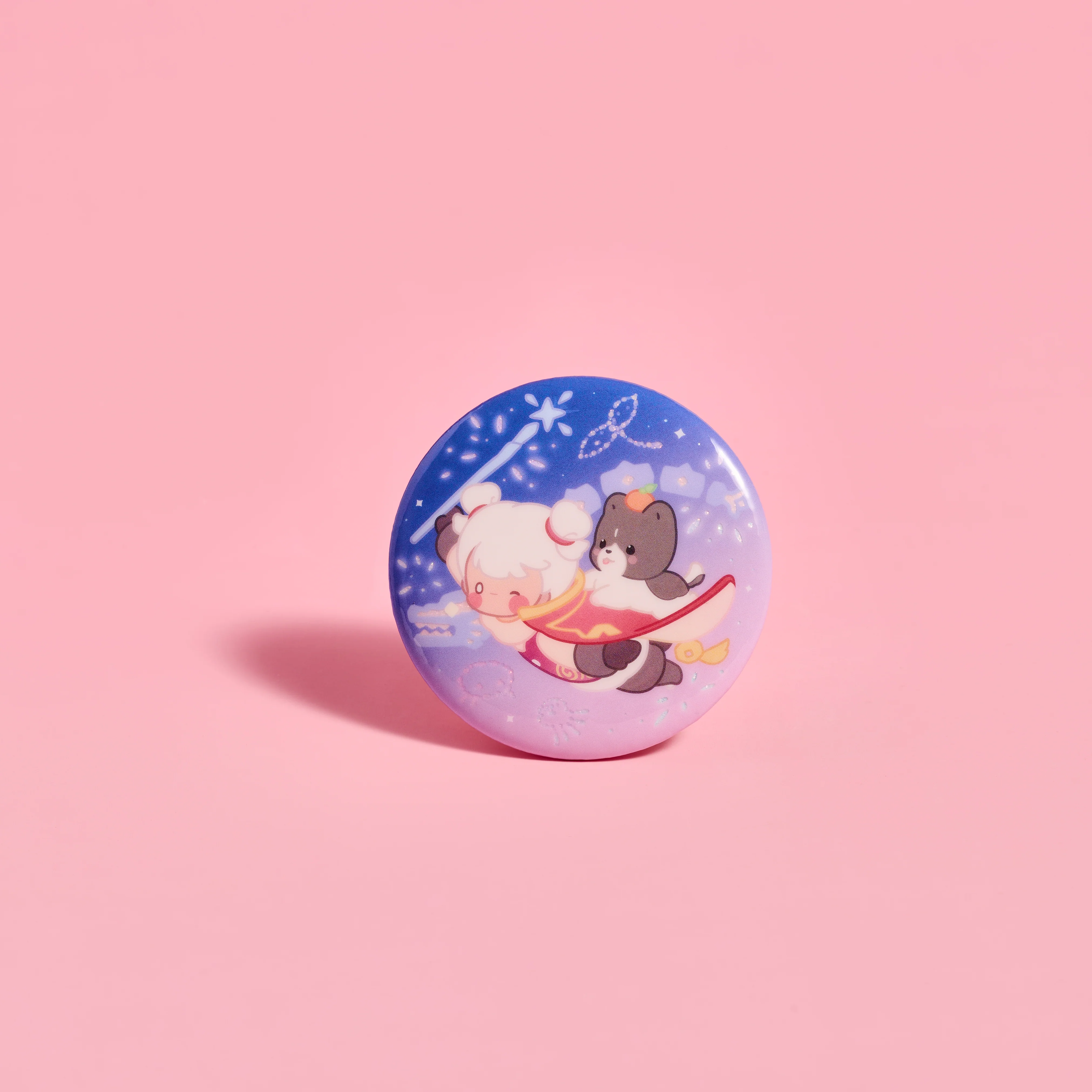 Sky Button Pin - Warm Companions - Image 5