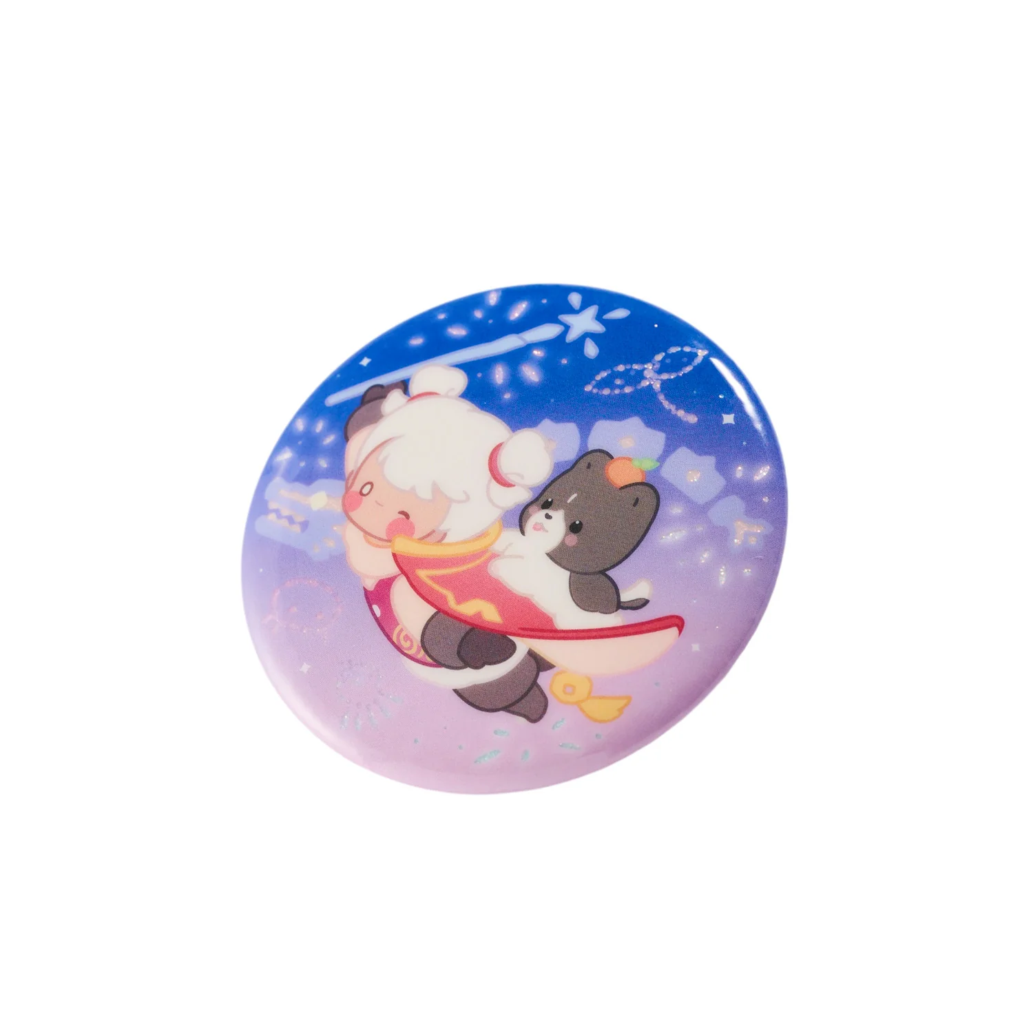 Sky Button Pin - Warm Companions - Image 9