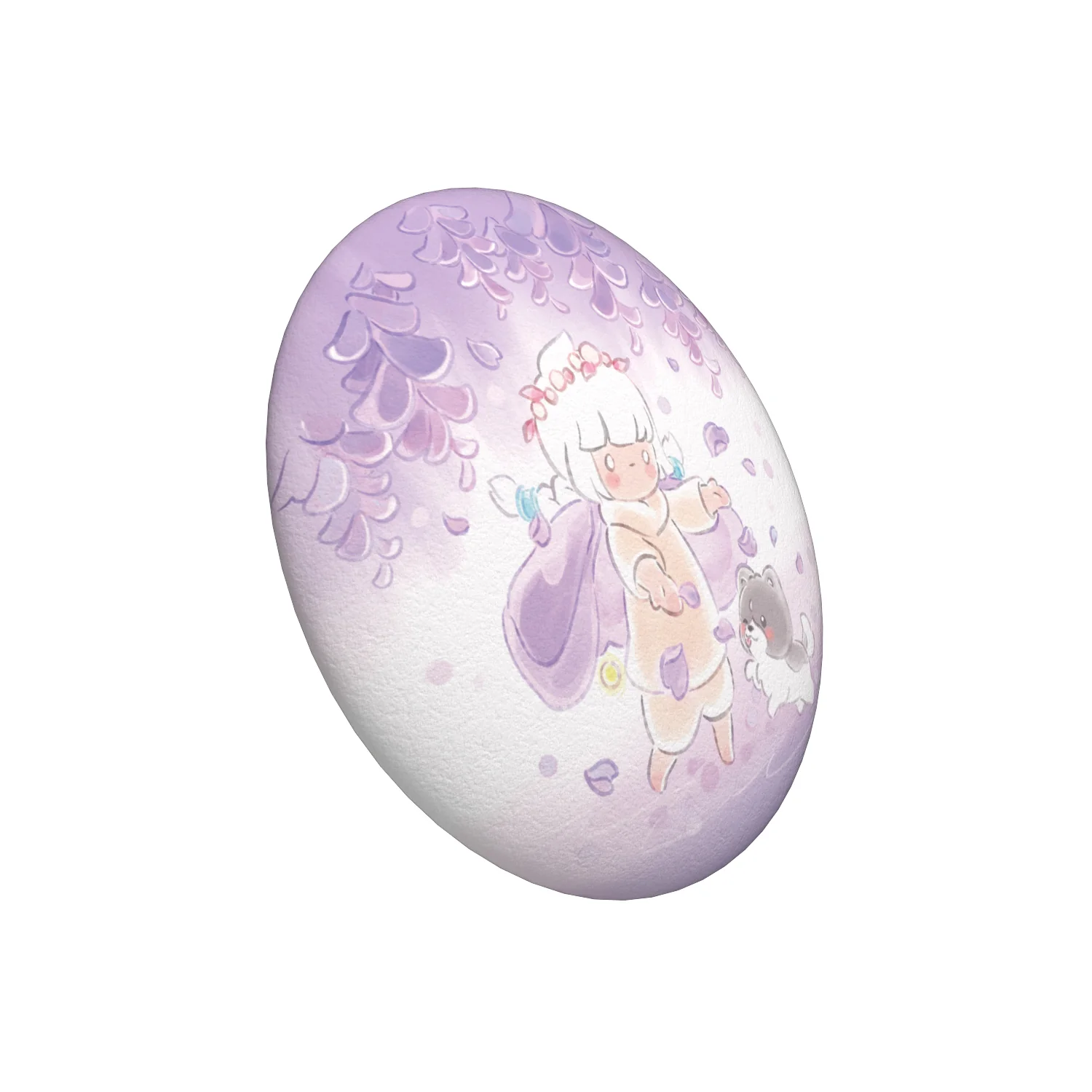 Sky Button Pin - Wisteria - Image 4