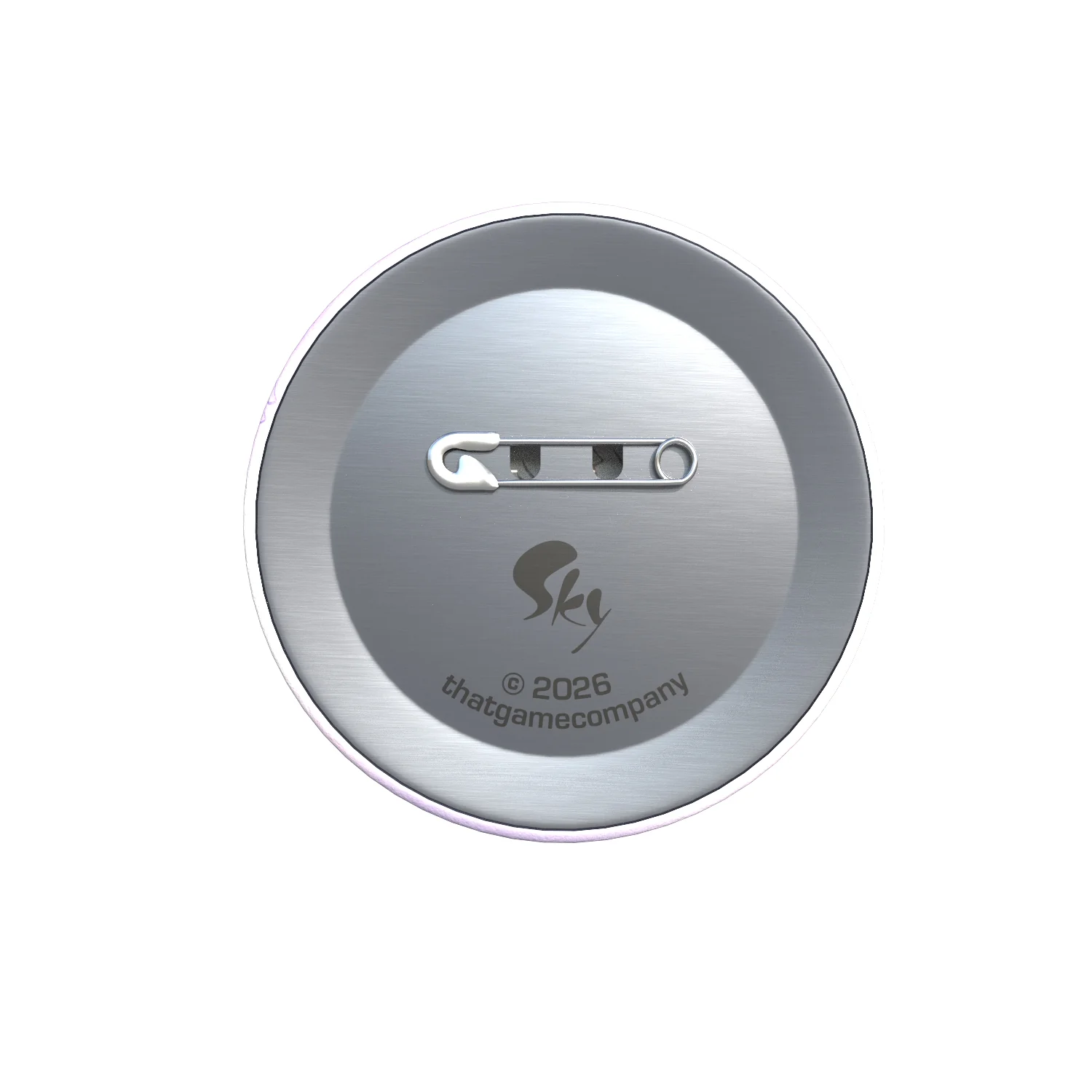 Sky Button Pin - Wisteria - Image 6