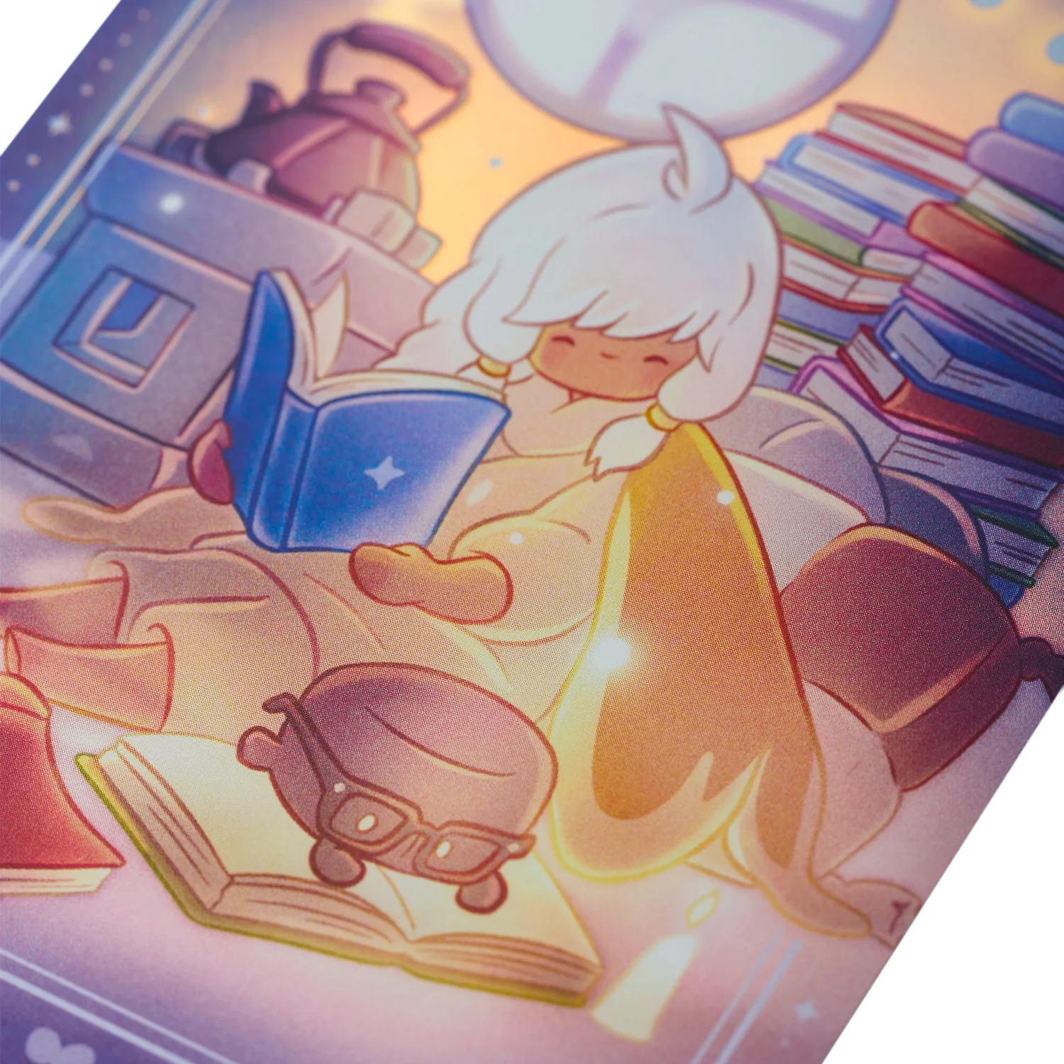 Sky Collectible Card - Timid Bookworm - Image 3