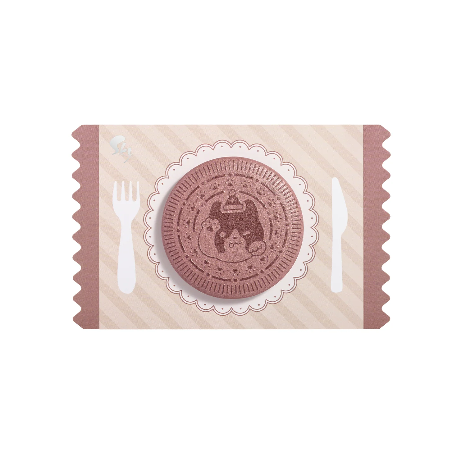 Sky Cookie Button Pin - Little Oreo - Image 12