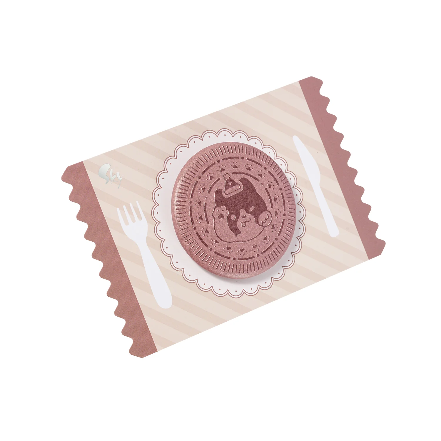 Sky Cookie Button Pin - Little Oreo - Image 13