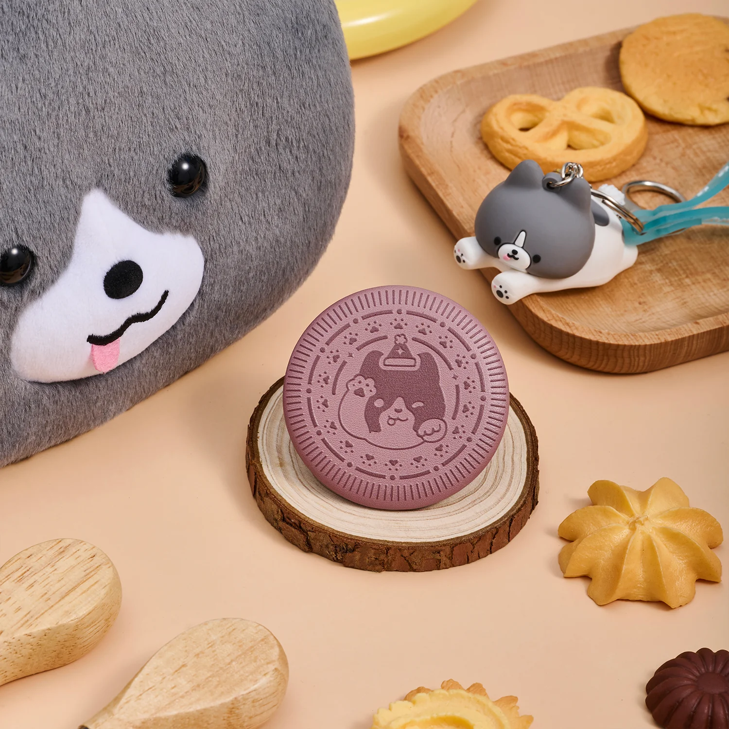 Sky Cookie Button Pin - Little Oreo - Image 7