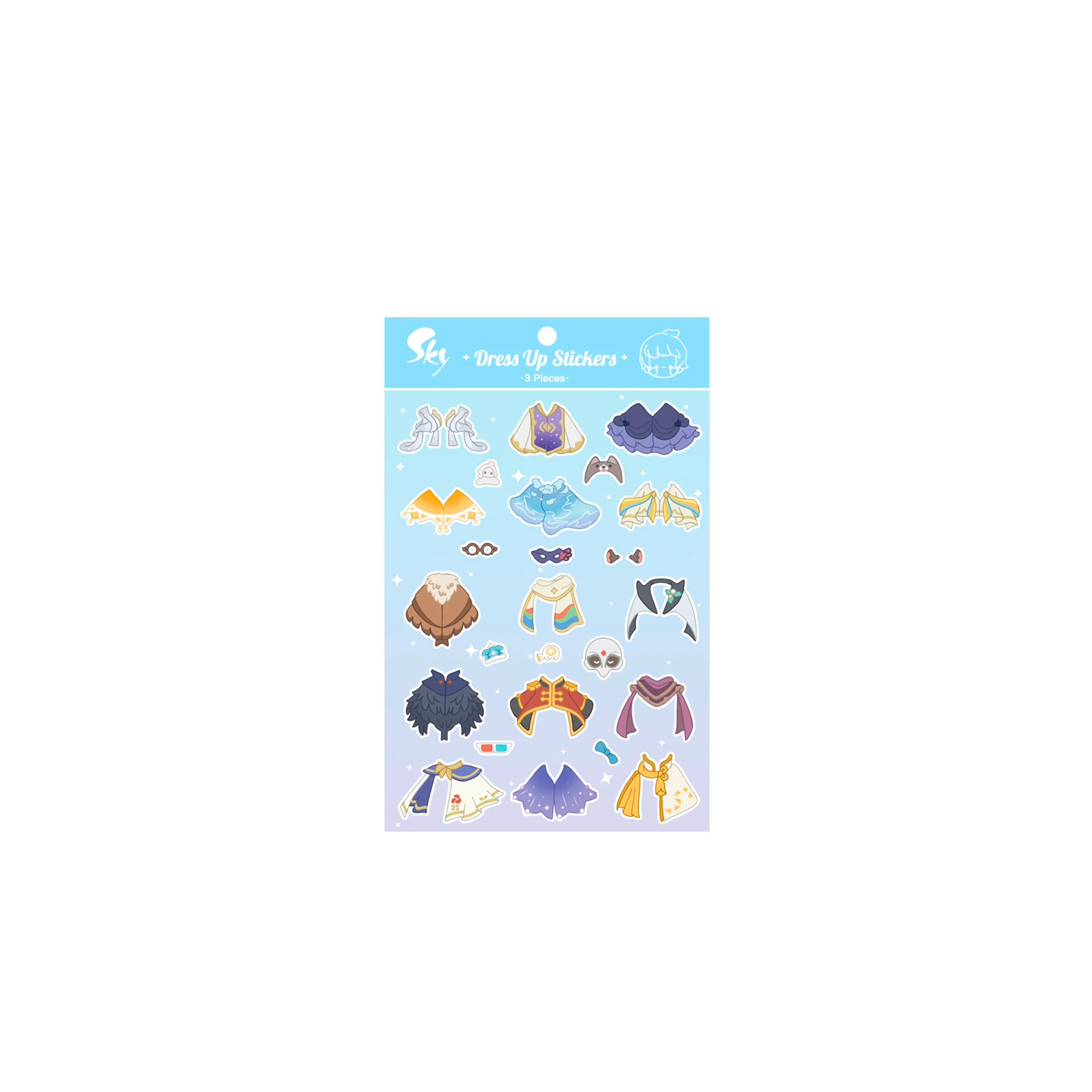 Sky Dress-up Stickers - Sky Kid Ⅱ (Set of 3) - Image 3