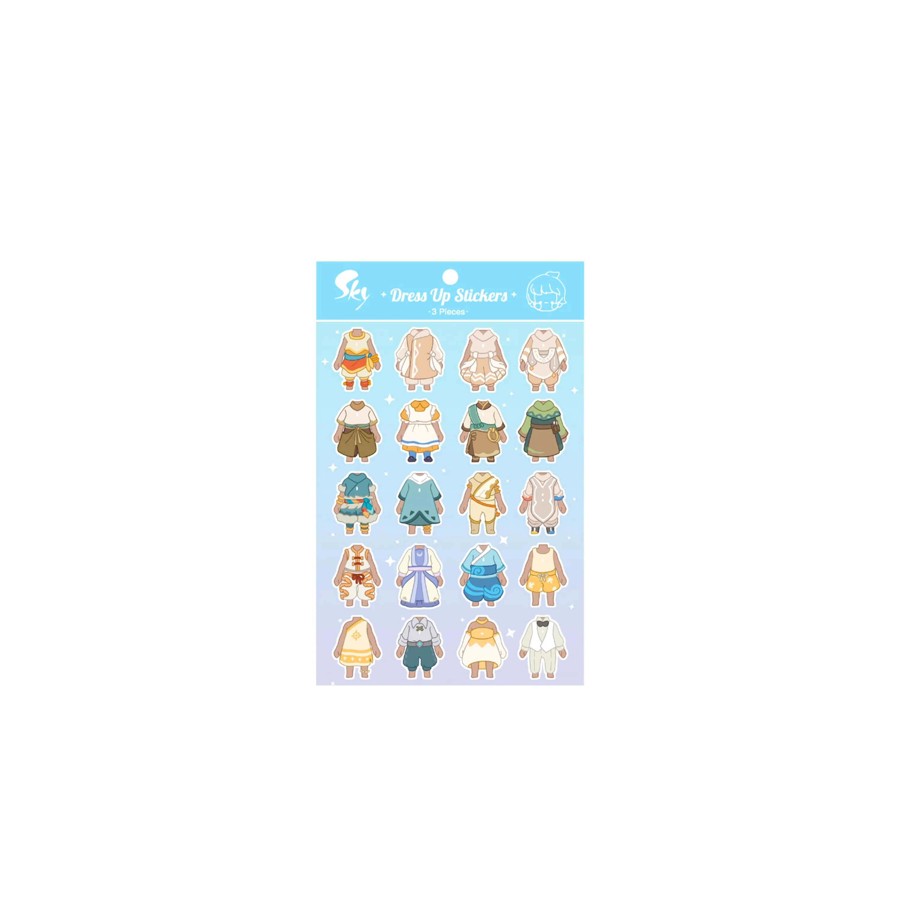 Sky Dress-up Stickers - Sky Kid Ⅱ (Set of 3) - Image 4