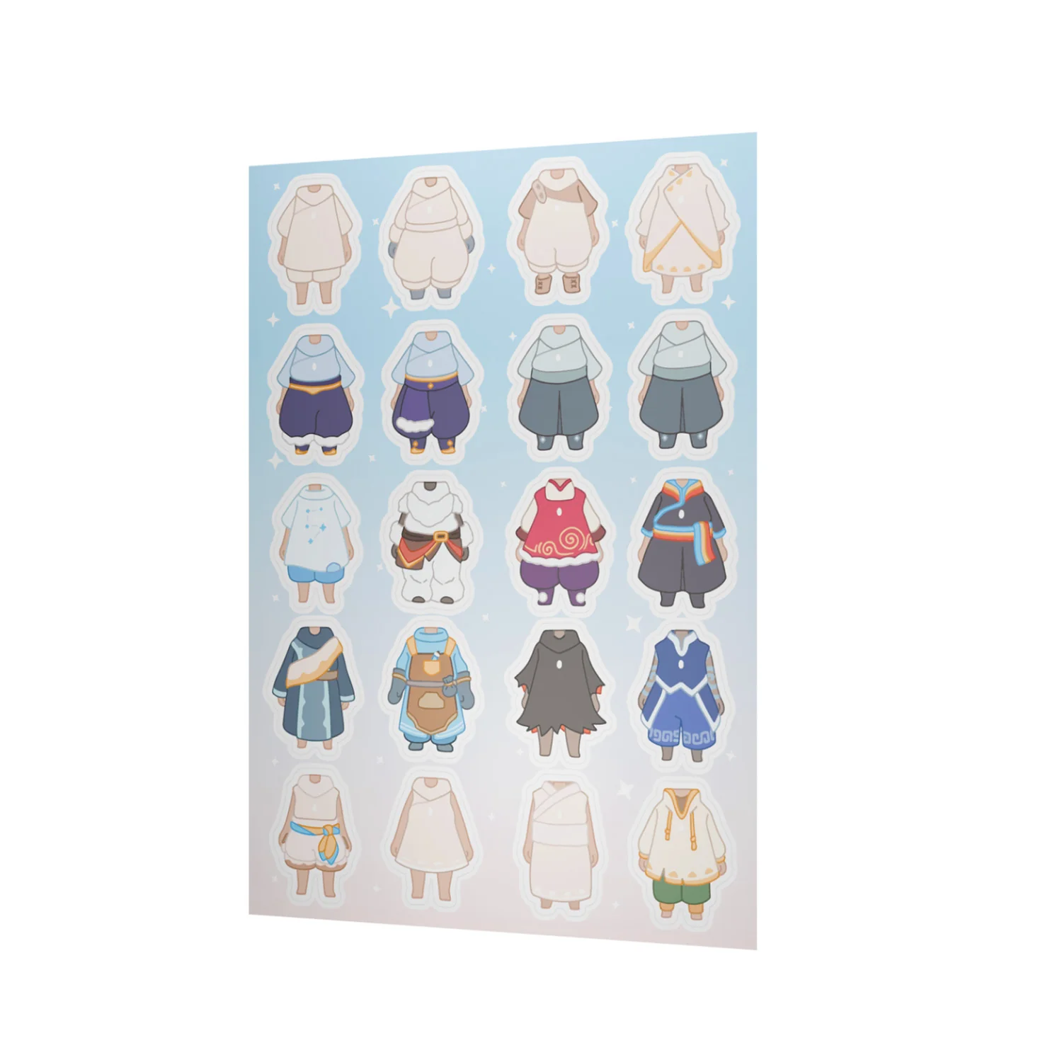 Sky Dress-up Stickers - Sky Kid (Set of 3) - Image 12