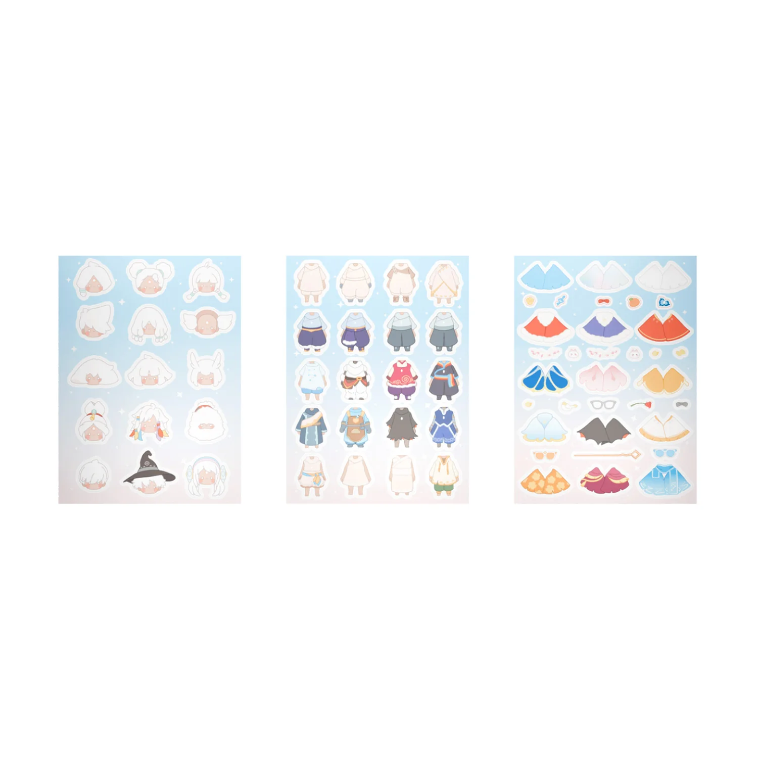 Sky Dress-up Stickers - Sky Kid (Set of 3) - Image 2