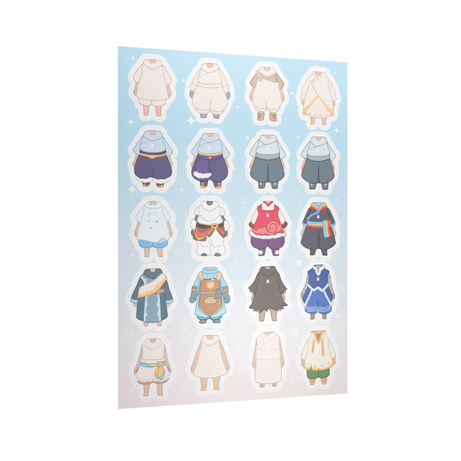 Sky Dress-up Stickers - Sky Kid (Set of 3) - Image 6